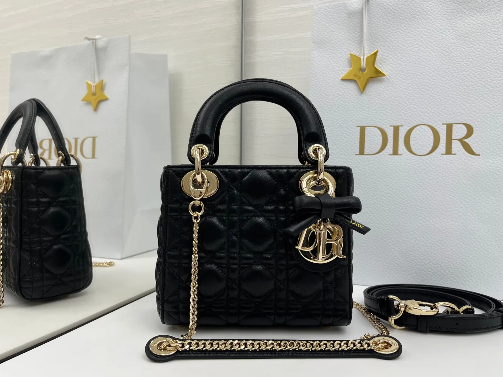 Dior Lady Dior 鏈條包 手提斜挎款