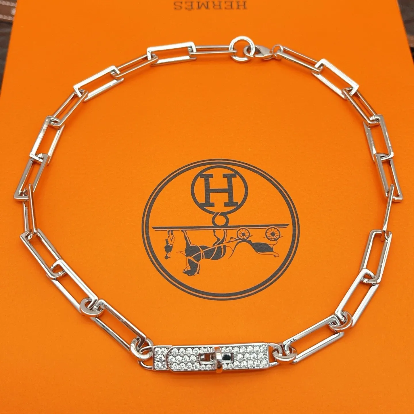 Hermes 銀色 首饰 精致配飾款