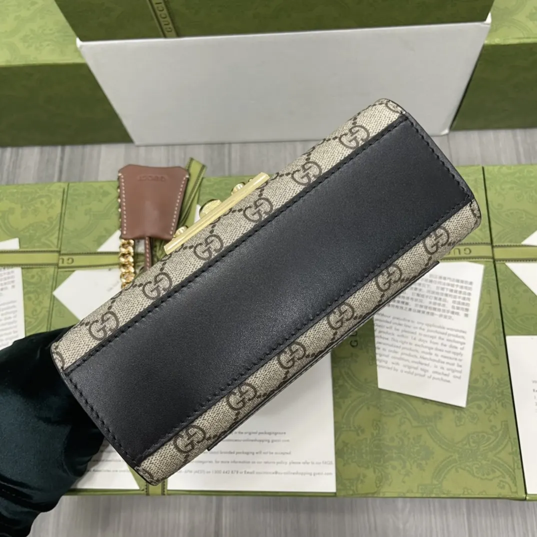 Gucci 麂皮 鏈條包 精致鏈條款