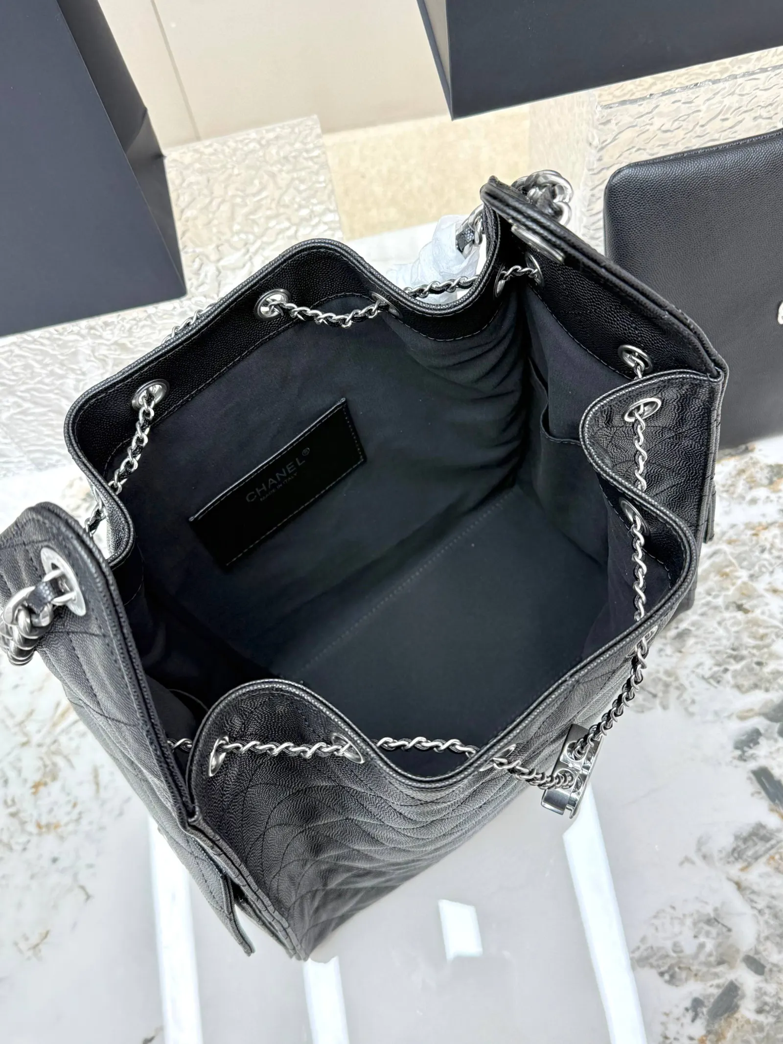 Hobo 銀色 小牛皮 腋下包 復古腋下背款