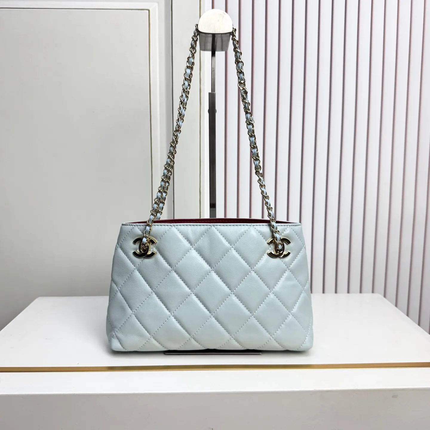 CHANEL 金色 羊皮 鏈條包 精致鏈條款
