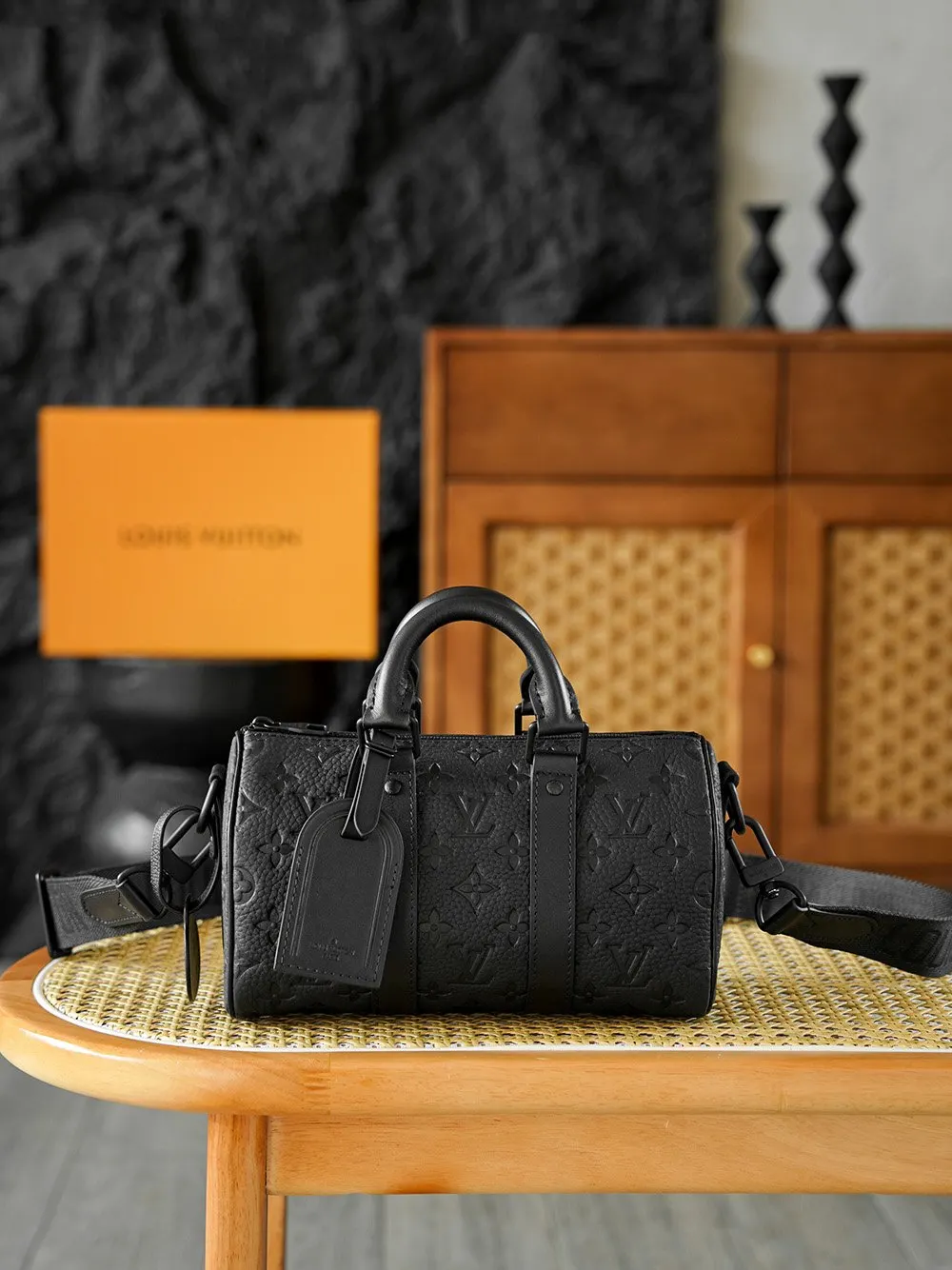 Keepall 牛皮 旅行袋 大容量旅行款