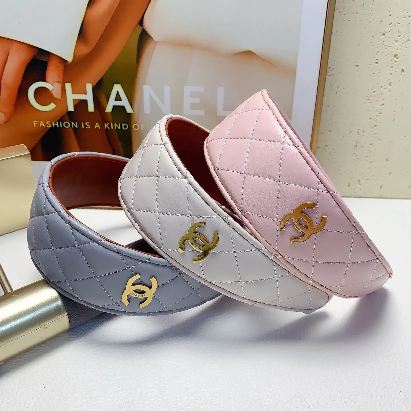 Chanel 皮革 发饰