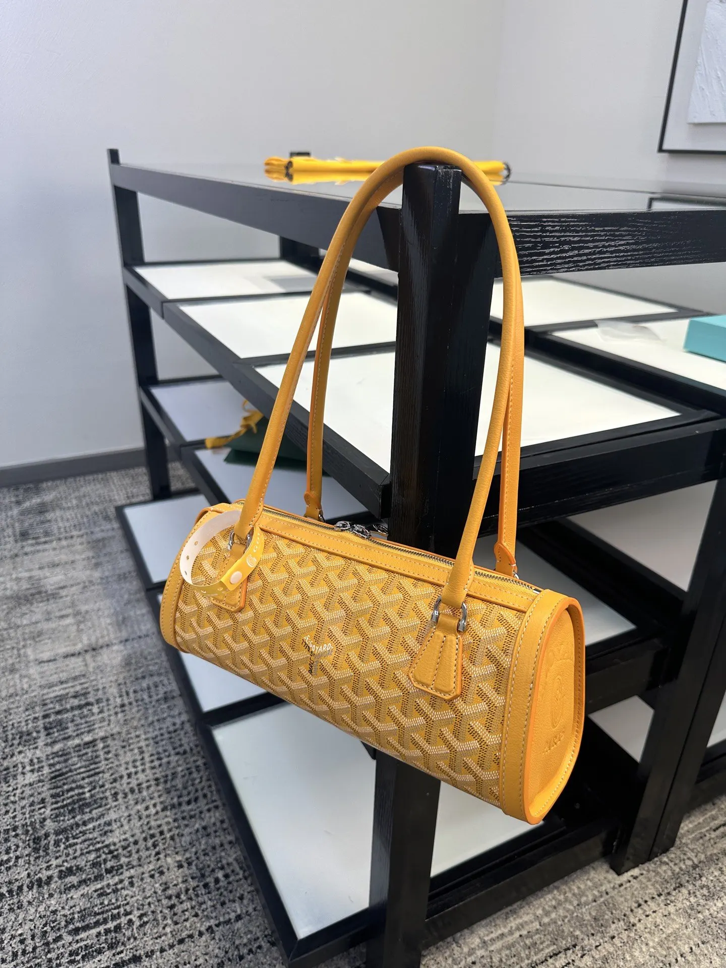 Goyard 黄色 手提随性 腋下时髦 轻松适 通勤约会各种场合 腋下包 复古腋下背款