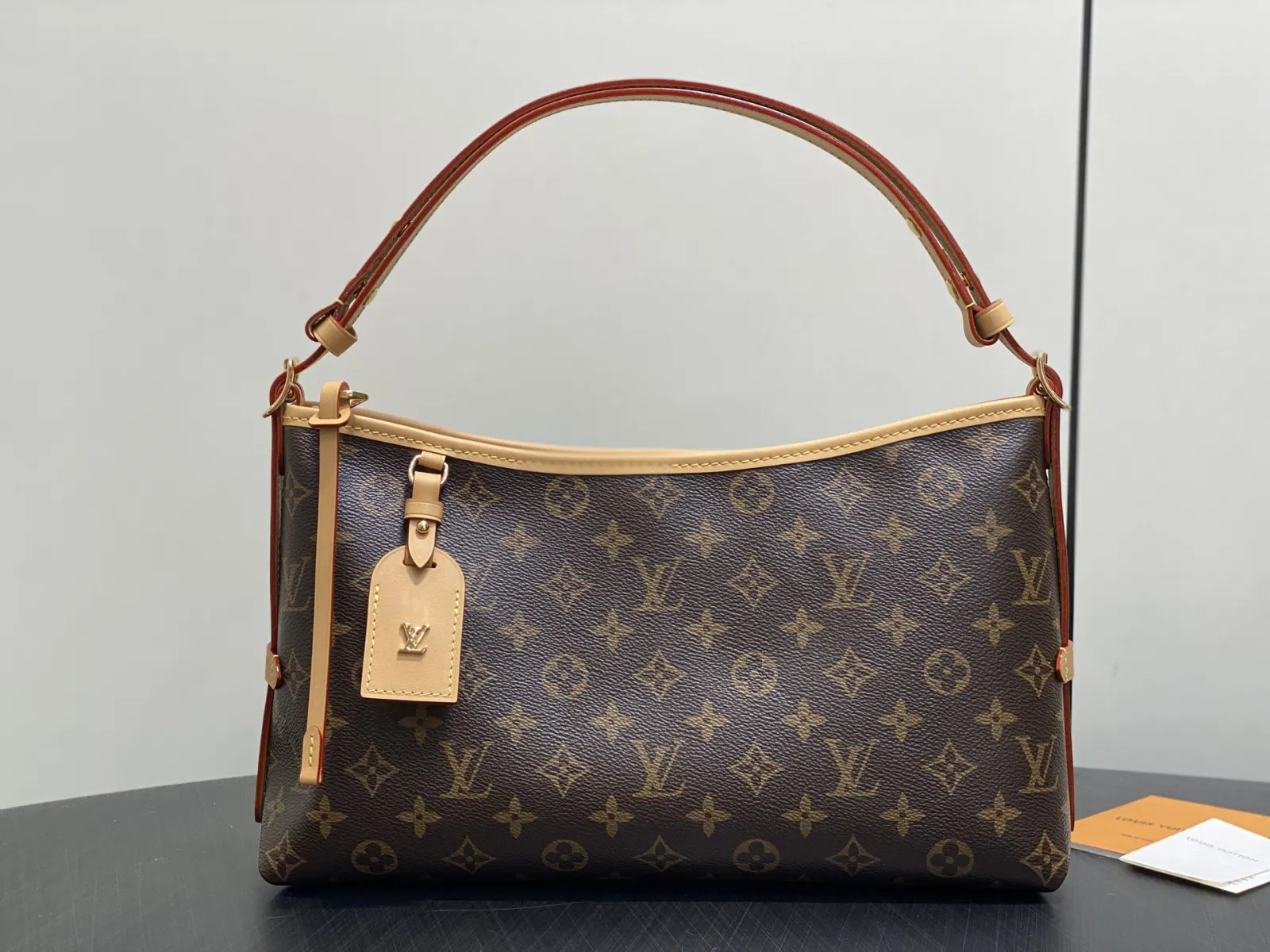 CarryAll 老花 帆布 手拿包 精致手拿款