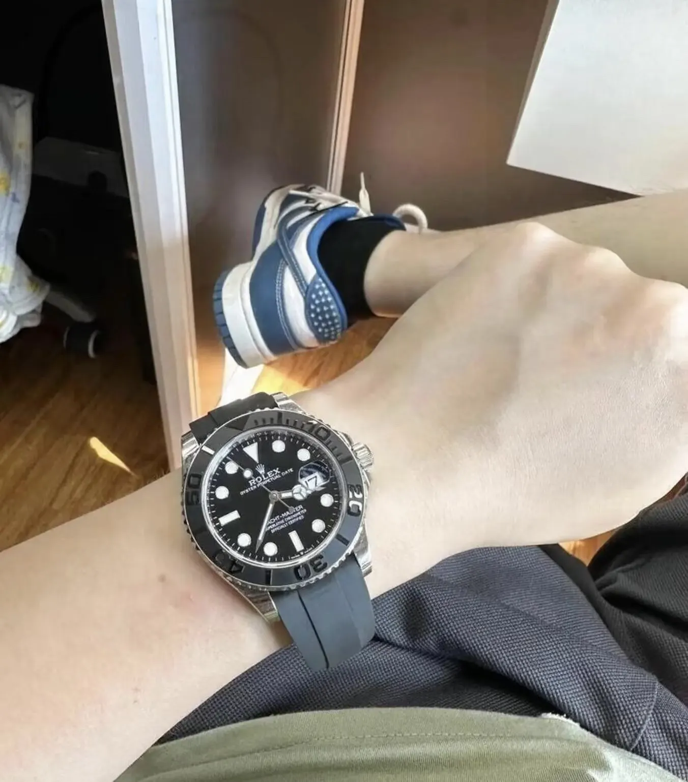 Rolex 白色 玫瑰金 手錶 經典腕表款