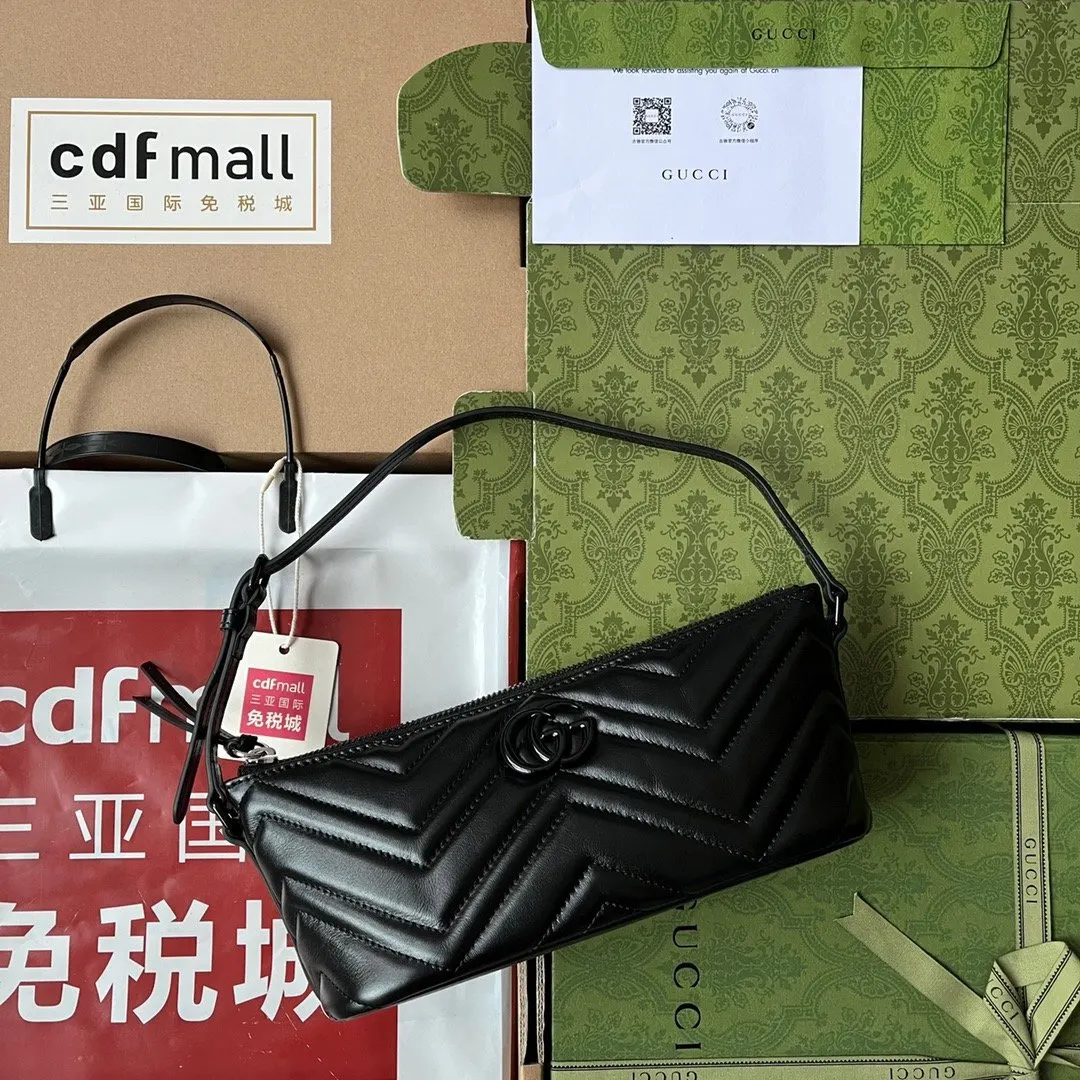 Gucci Black Gold Backpack