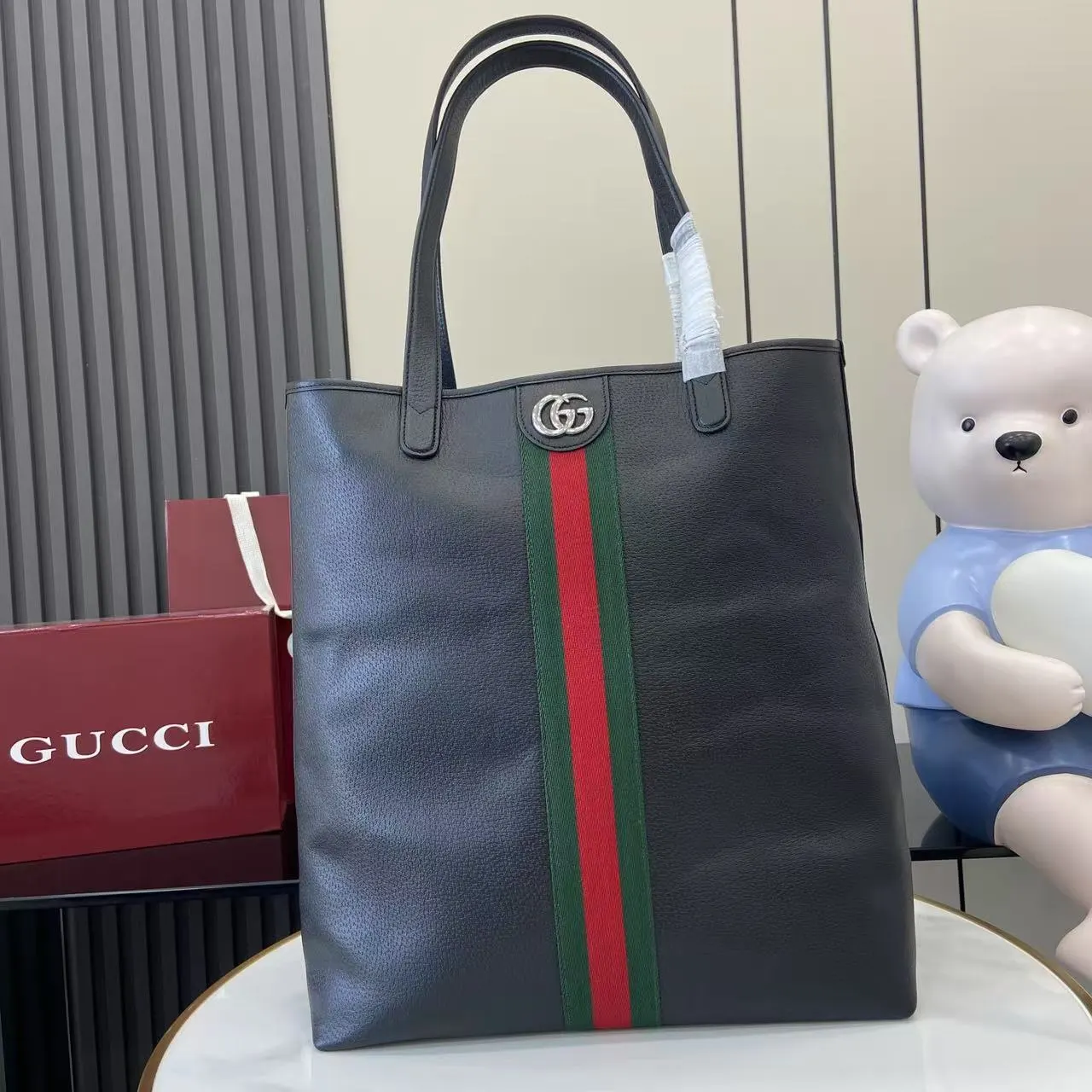 Black Green Tote Bag