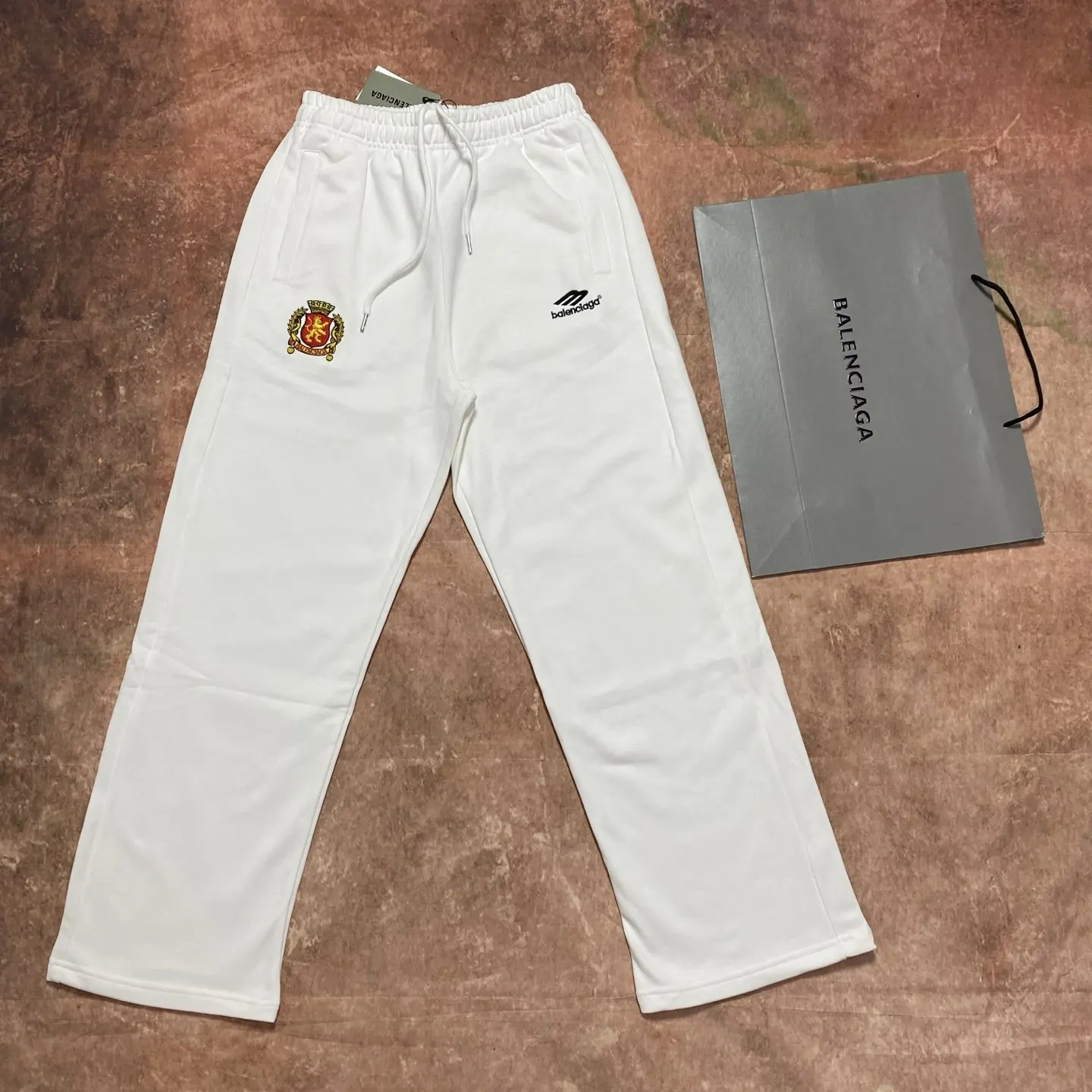 Balenciaga BLCG 黑色 純棉 休閒裤 街頭休閒款