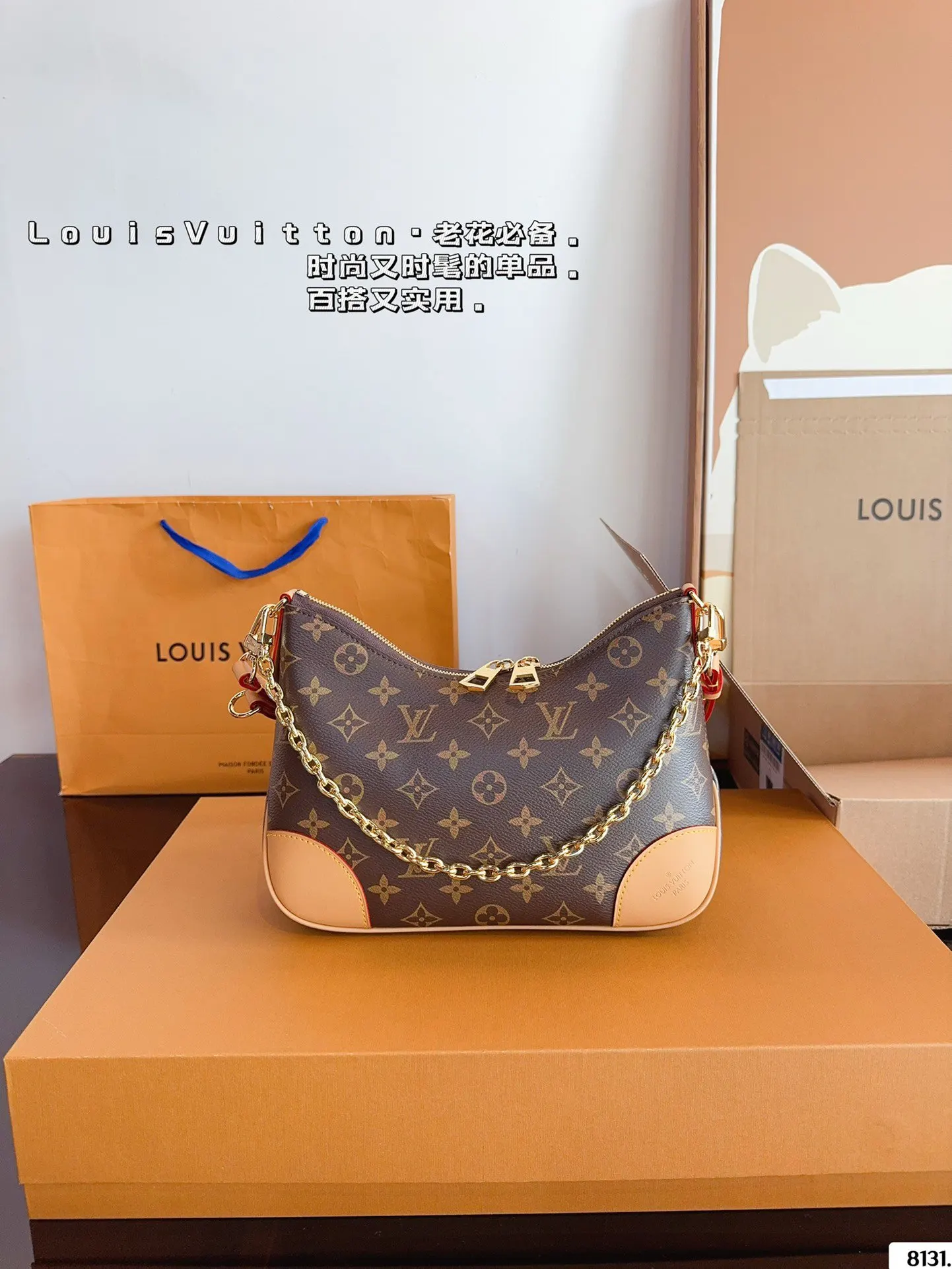 LV 黑色 老花 预测今后必定是热门款 腋下包 复古腋下背款
