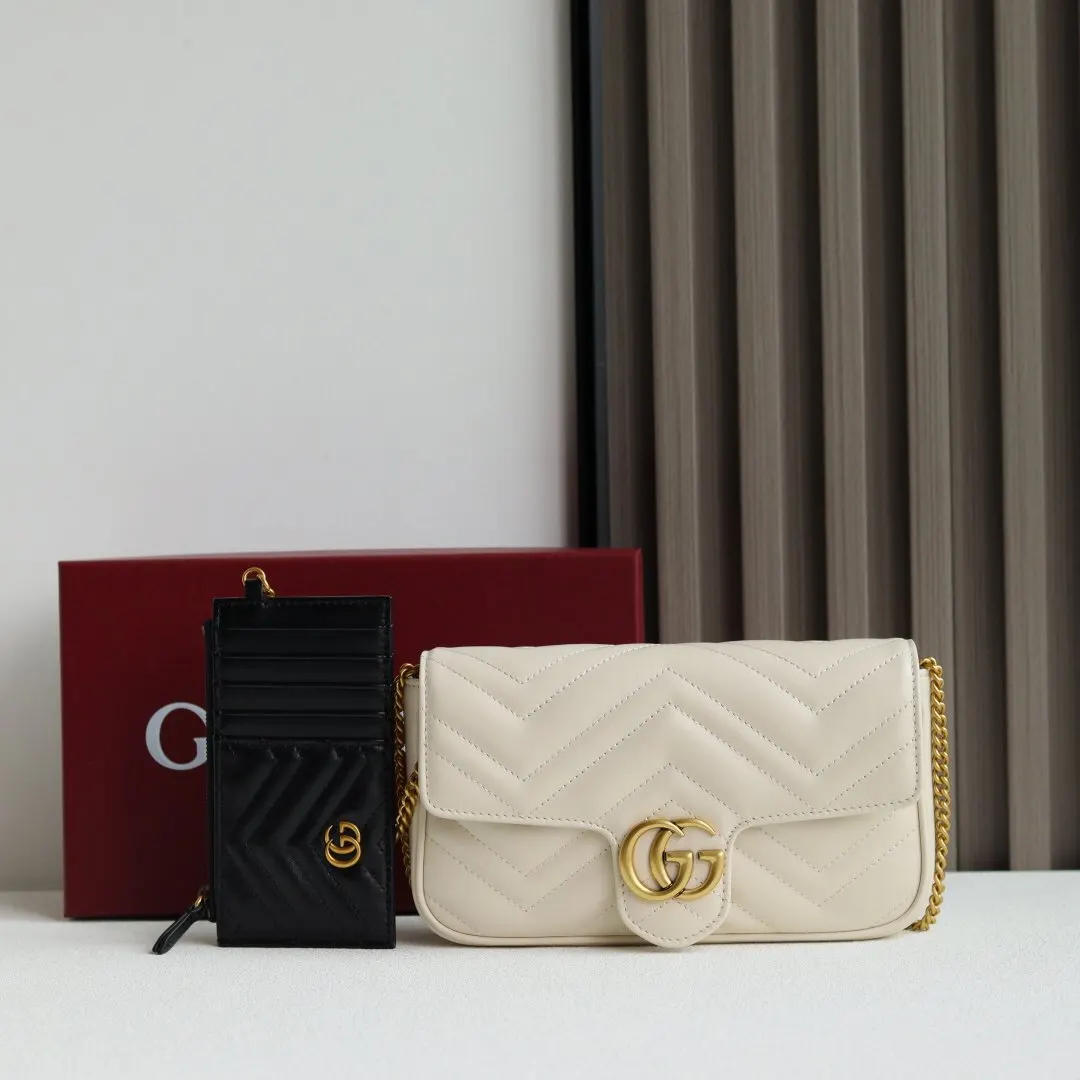 Gucci Marmont 牛皮 鏈條包 精致鏈條款