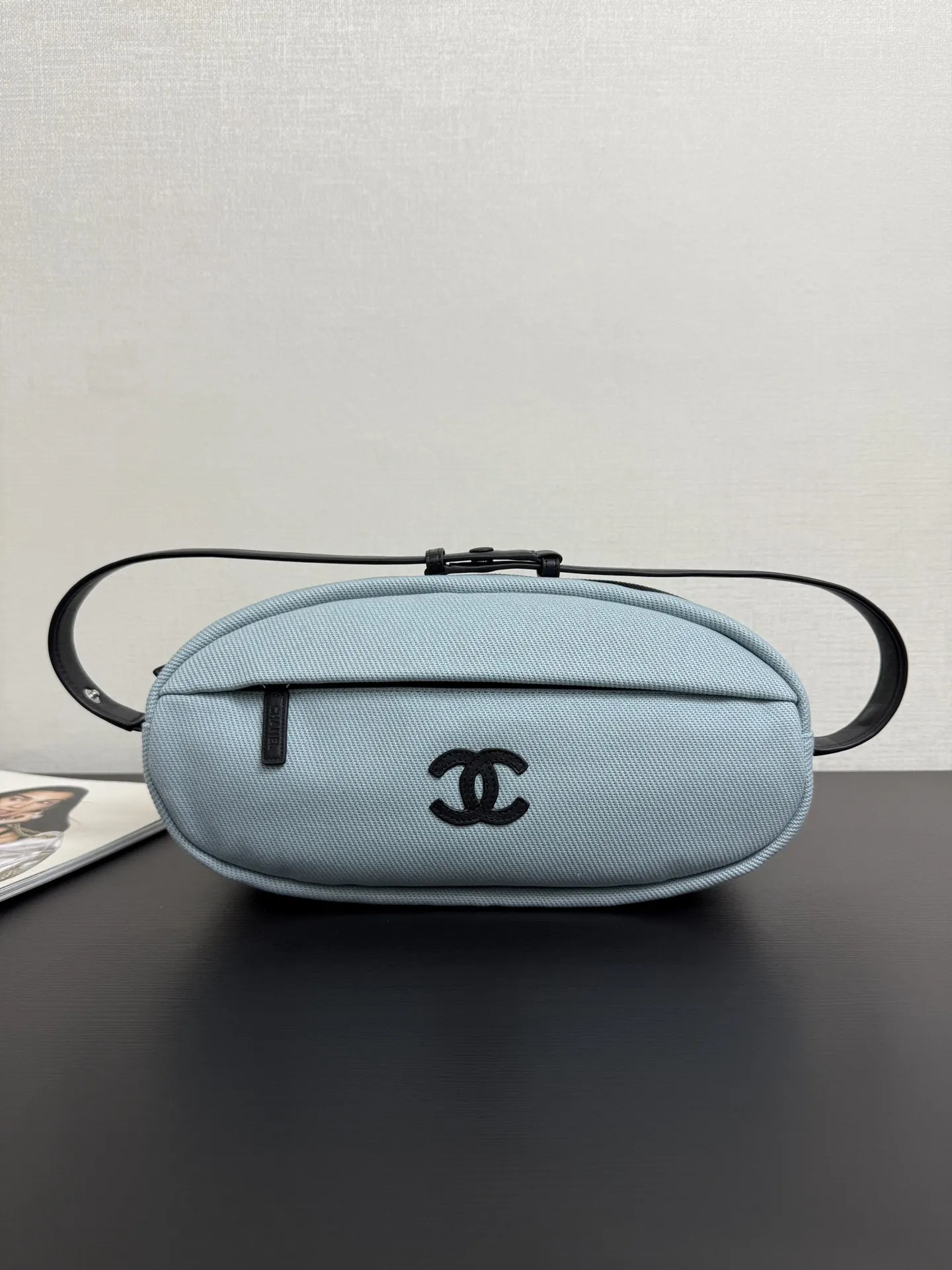 Blue Cosmetic Pouch Canvas