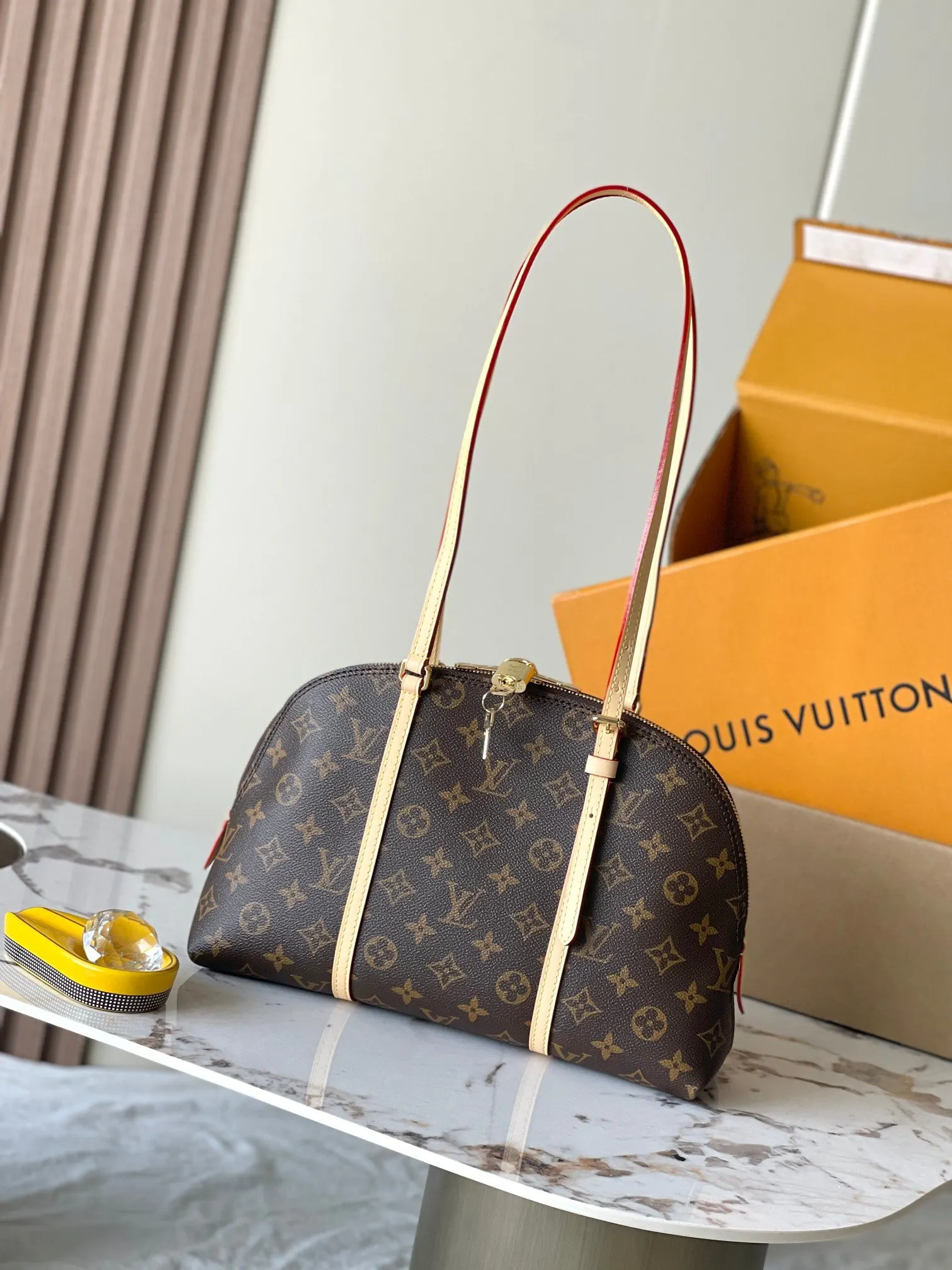 LV 老花托特包 雙肩带購物袋款