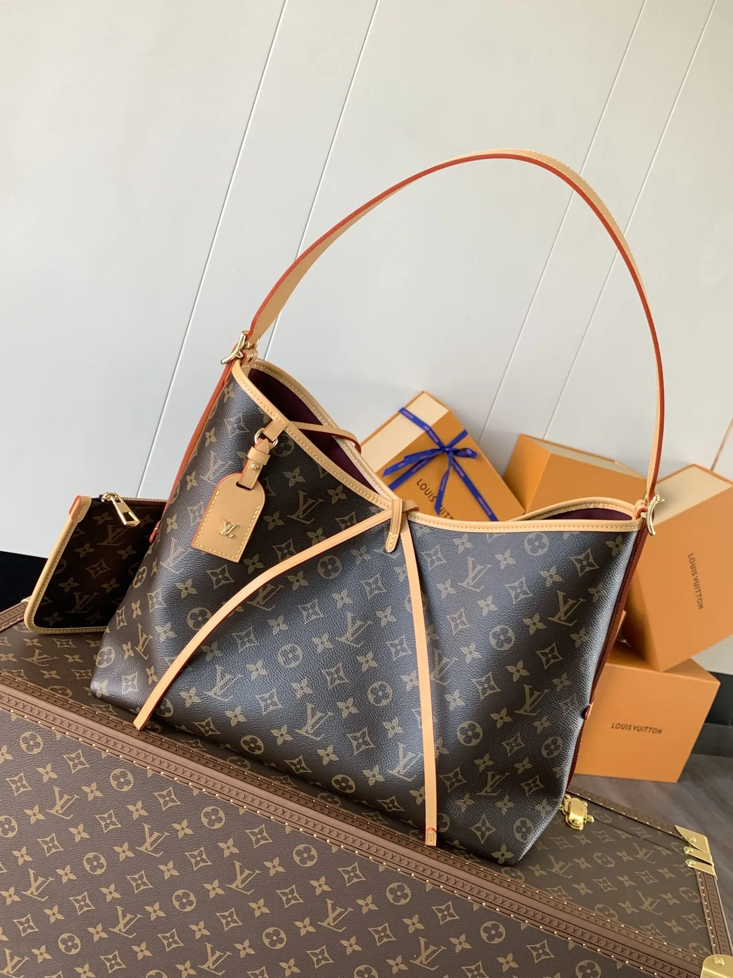 LV CarryAll 帆布 手拿包 精致手拿款