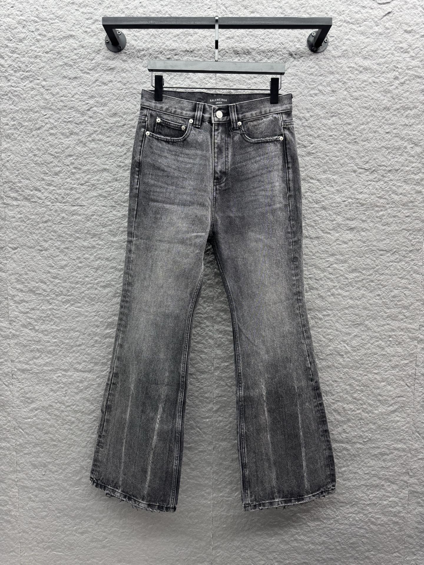 Balenciaga 黑色 牛仔 Logo 牛仔裤 街頭休閒款