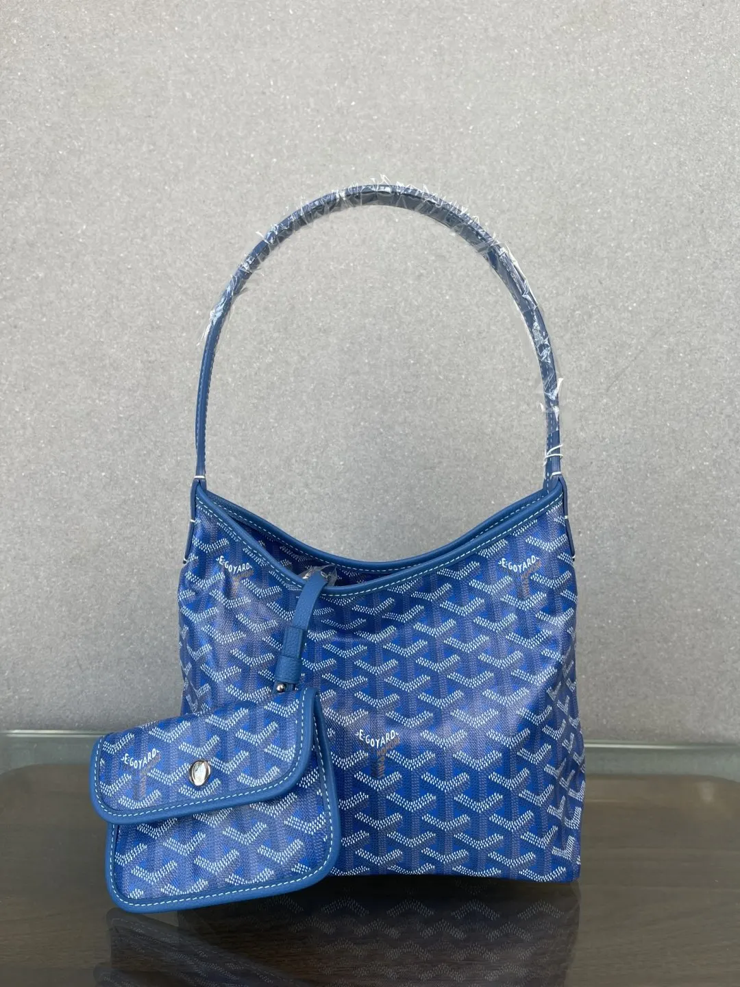 Goyard Hobo 藍色 腋下包 復古腋下背款