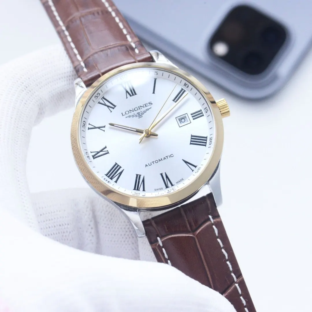Longines 小牛皮 手錶 經典腕表款