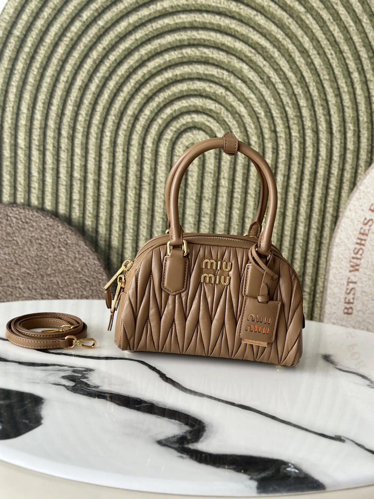 White Gold Crossbody Bag Lightweight