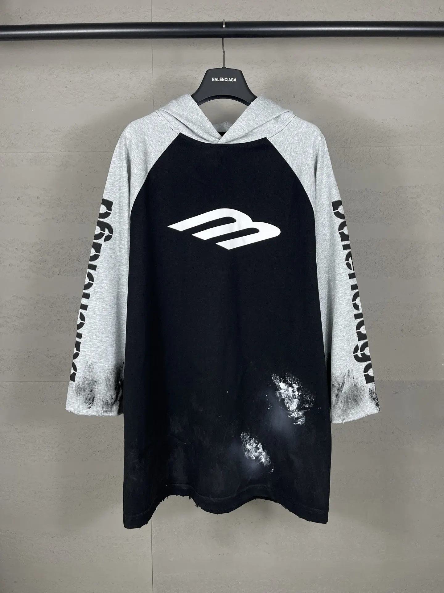 Balenciaga Black Cotton Logo