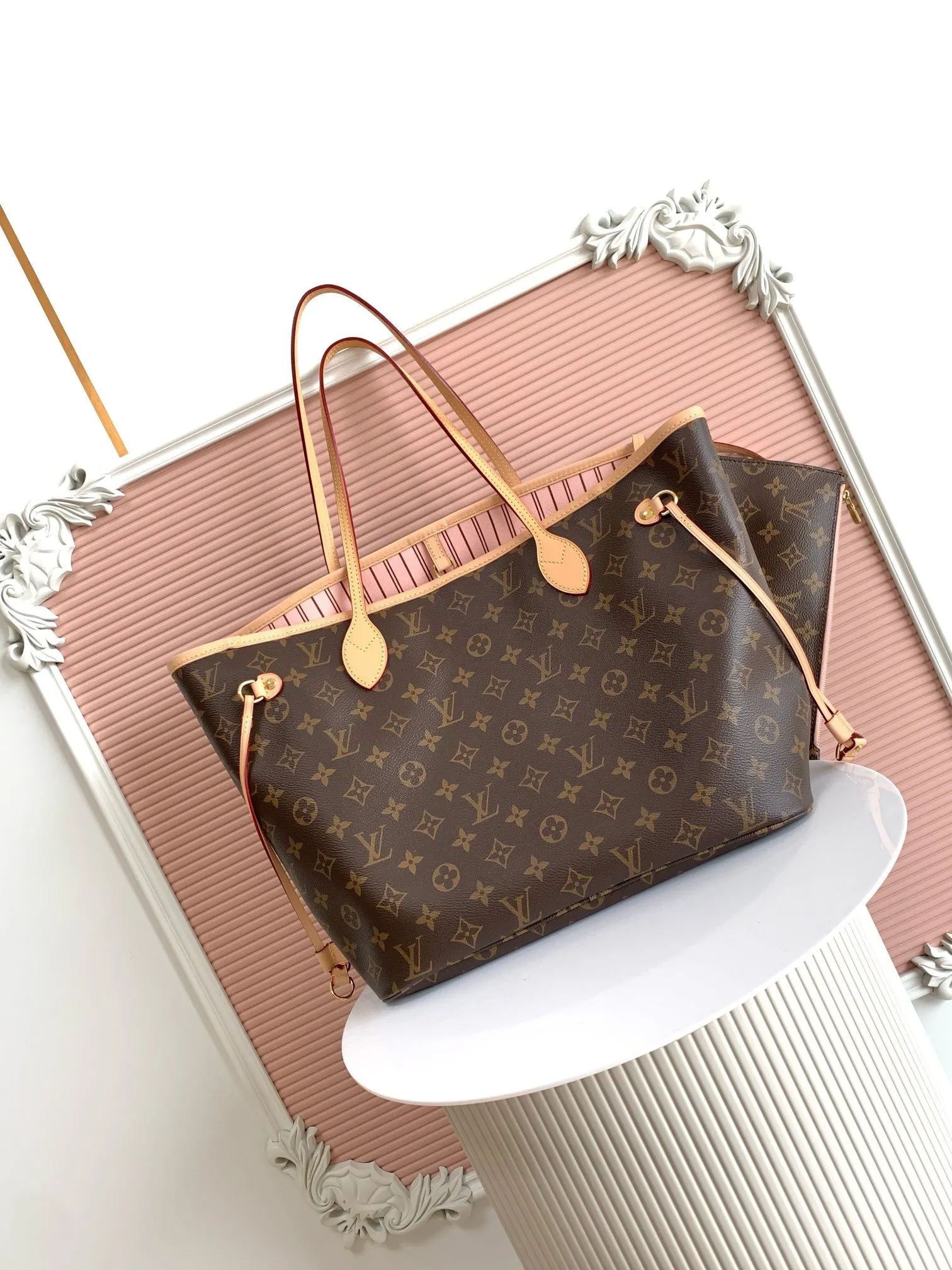 Neverfull 牛皮 托特包 大容量托特款