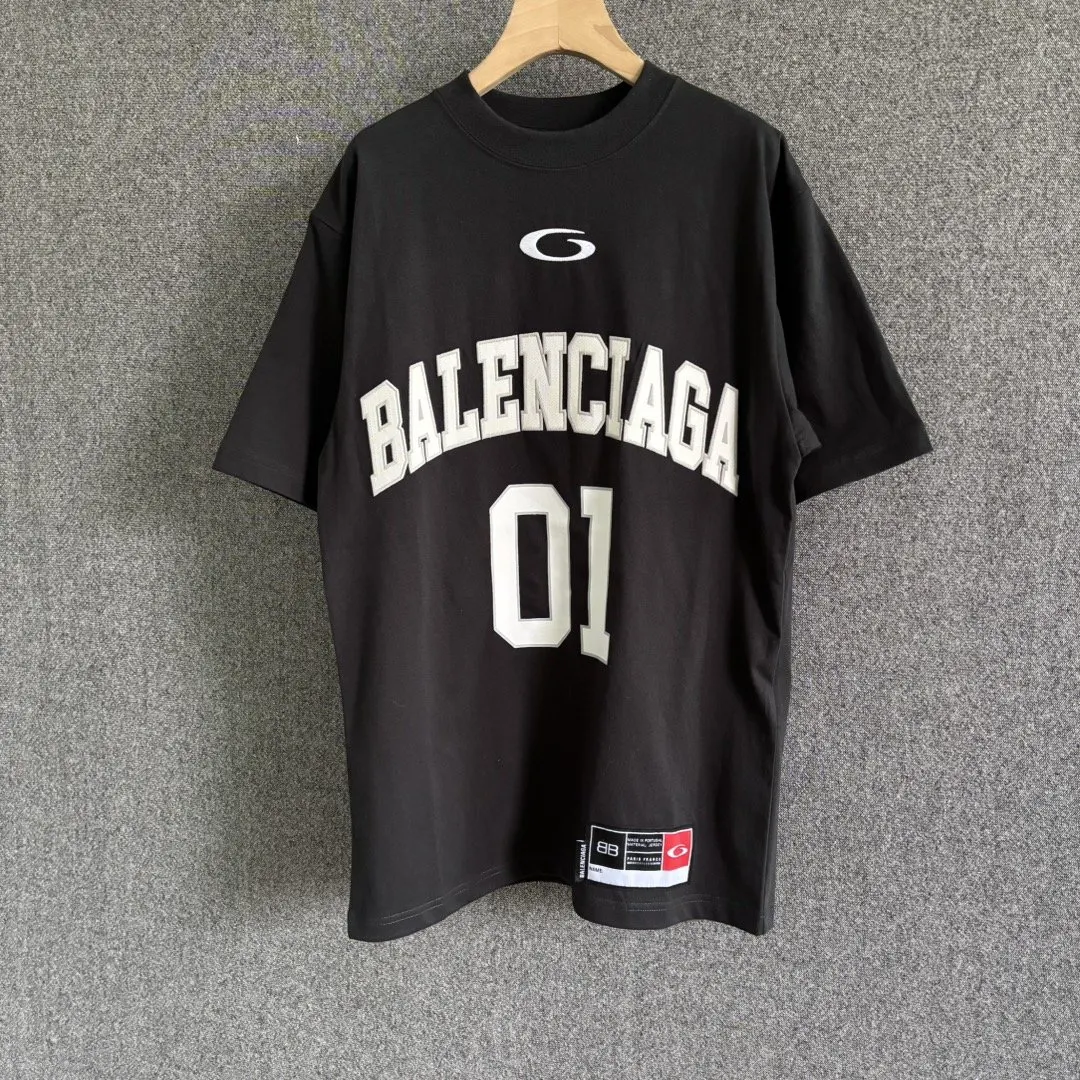 Balenciaga Logo Short Sleeve T-Shirt Loose Casual