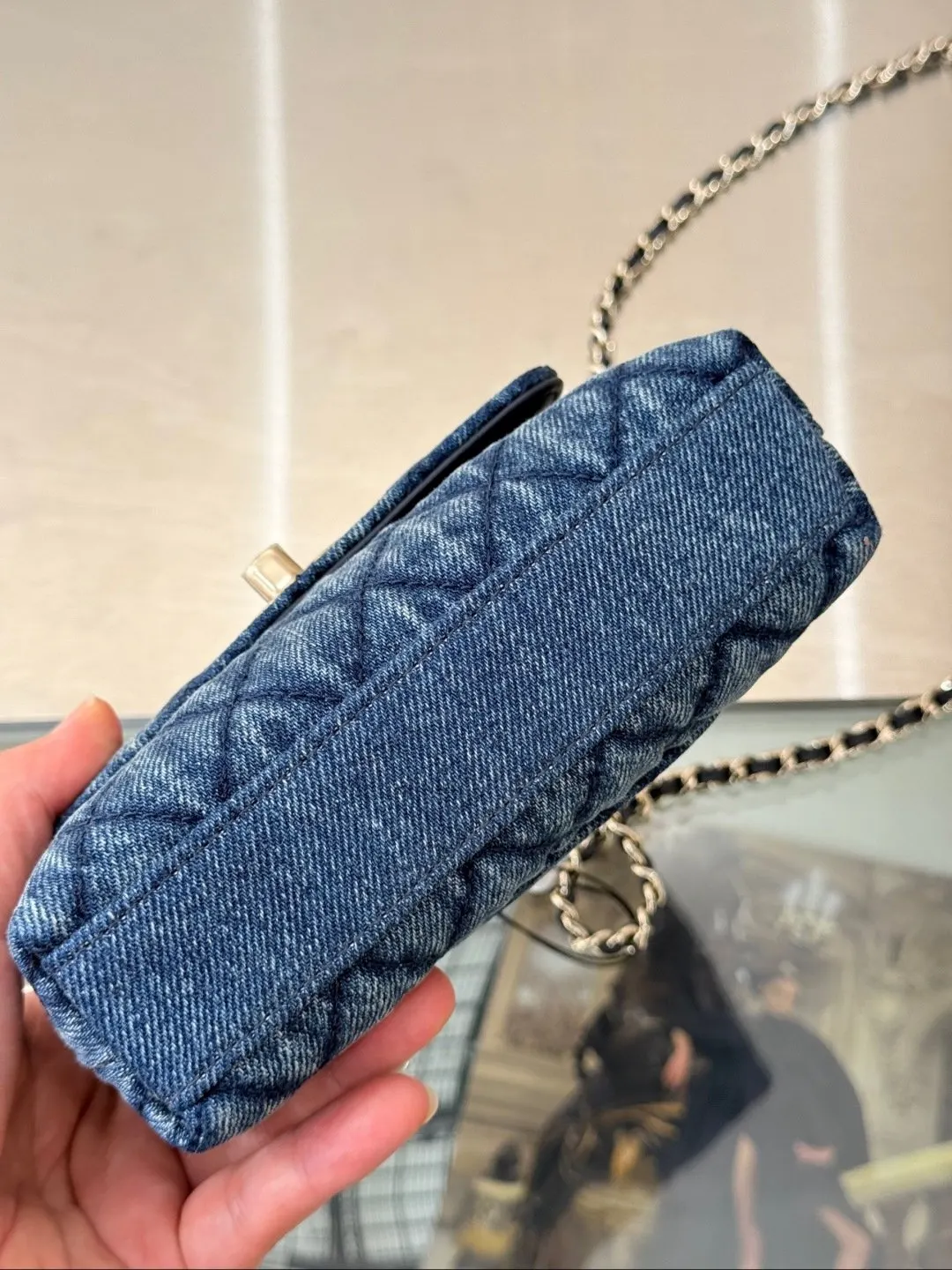 牛仔 丹宁 春夏系列 Chane mini 斜挎包 轻便斜挎款