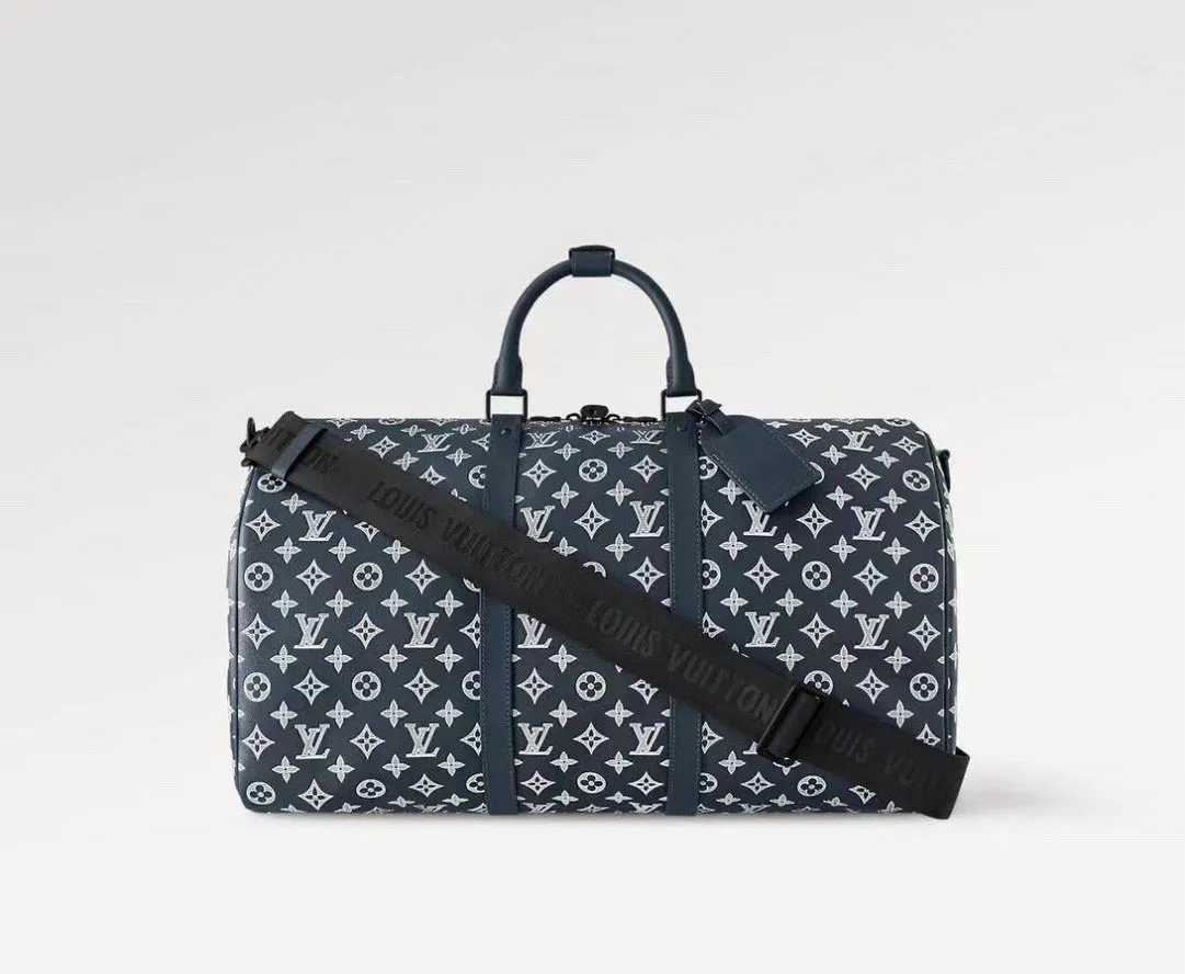 LV Keepall 白藍配色 旅行袋 大容量出行款