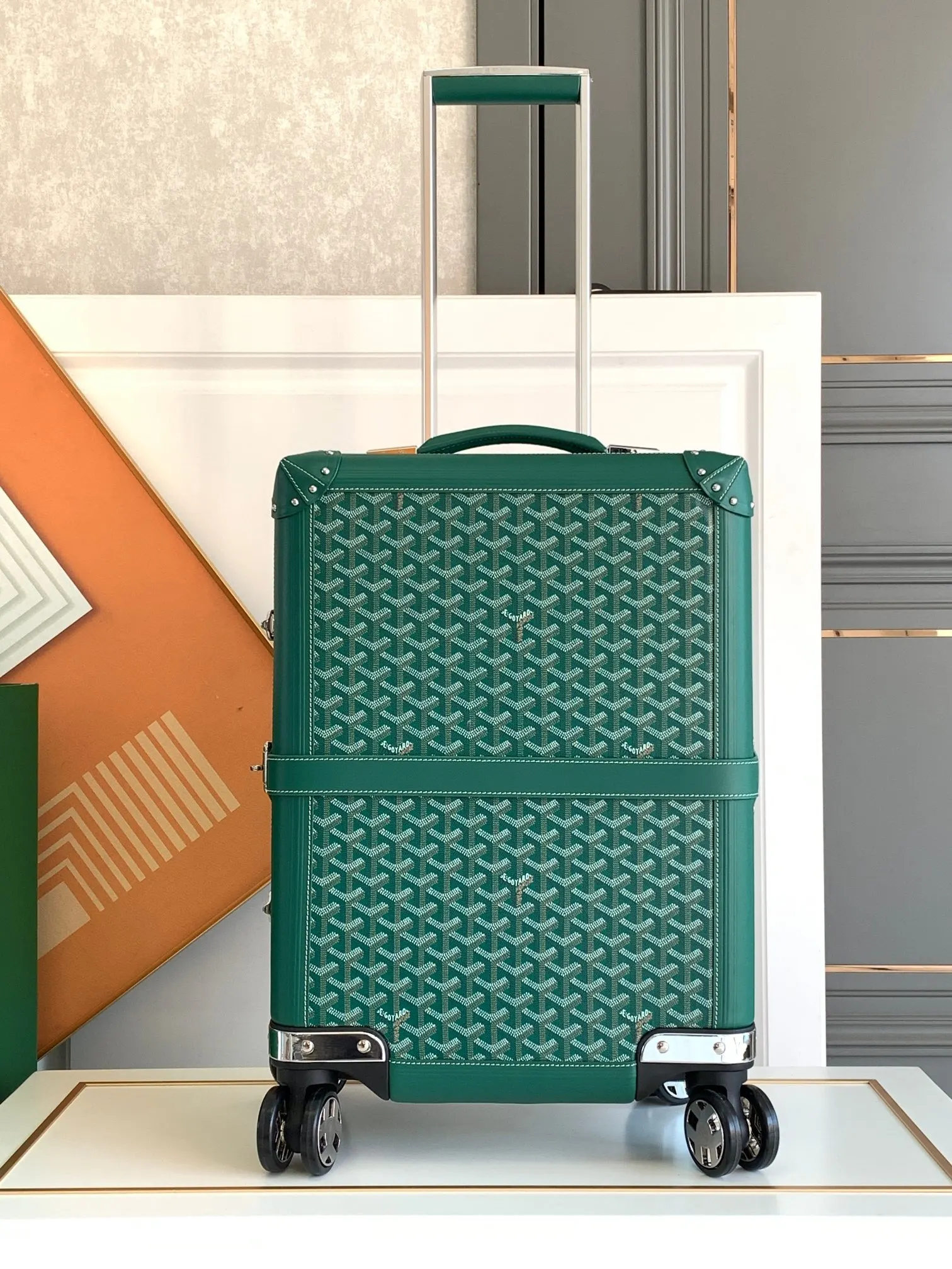Goyard 戈雅 寸登机箱 全手工精心打造 行李箱 旅行拉杆款 輕便出行款