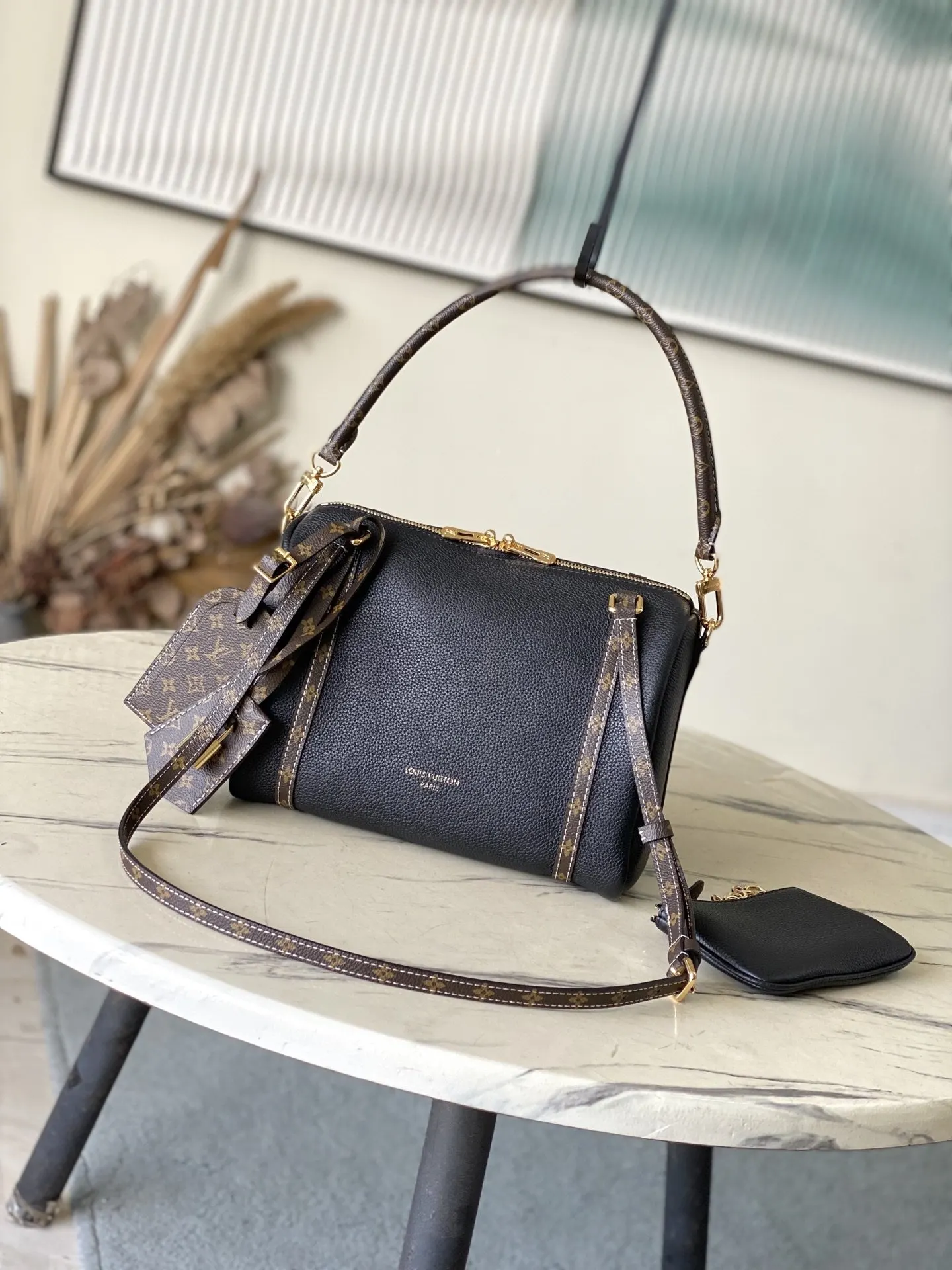 LV Keepall 黑色 行李箱 旅行拉杆款 輕便出行款