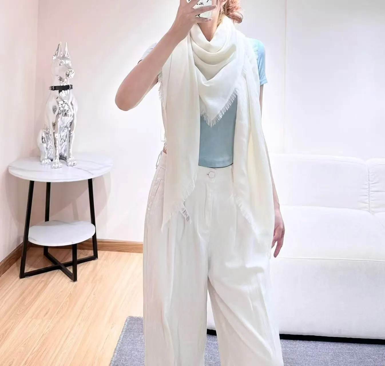Dior Wool Printed Scarf