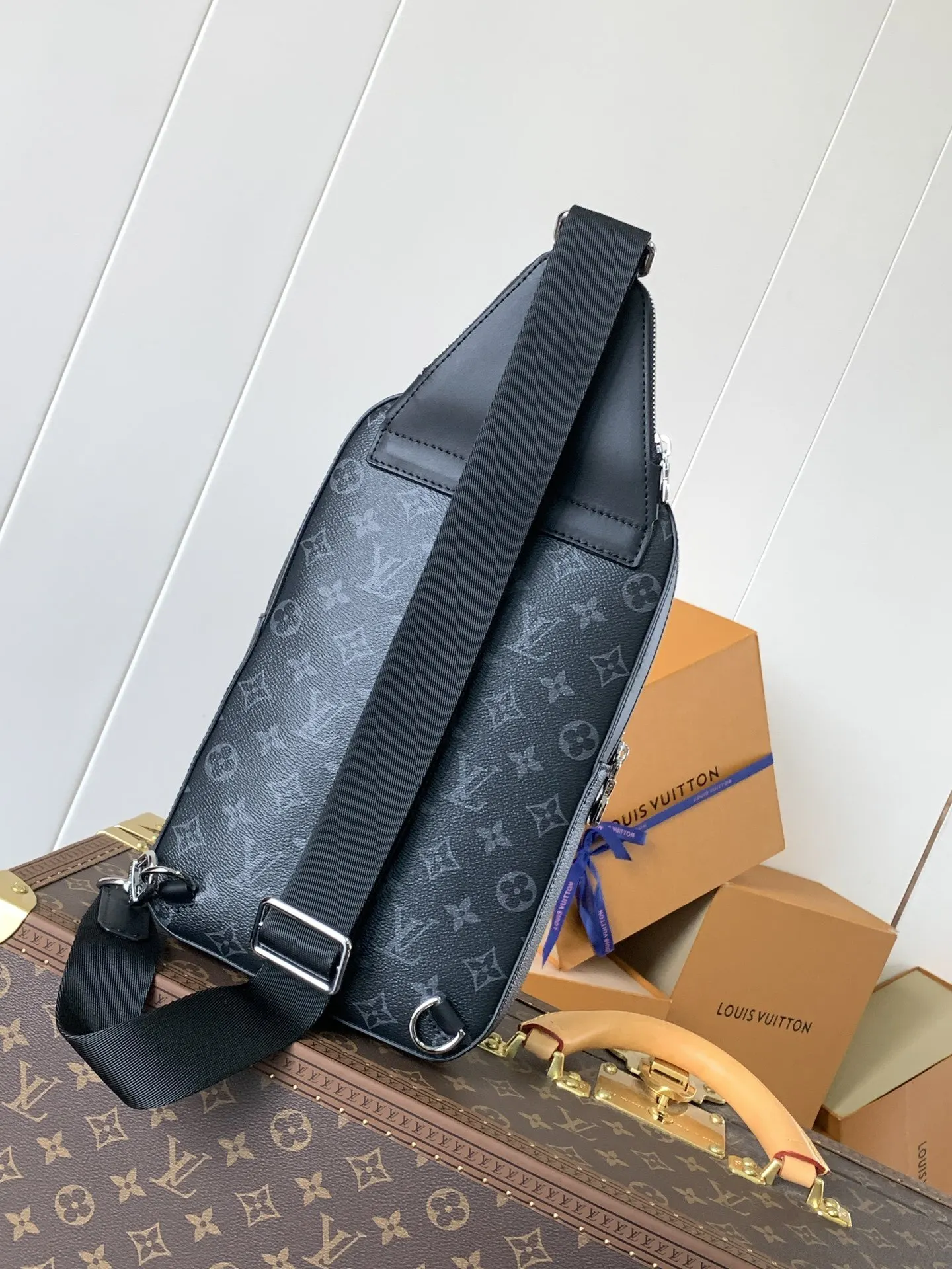 Louis Vuitton Shoulder Bag Canvas Leather