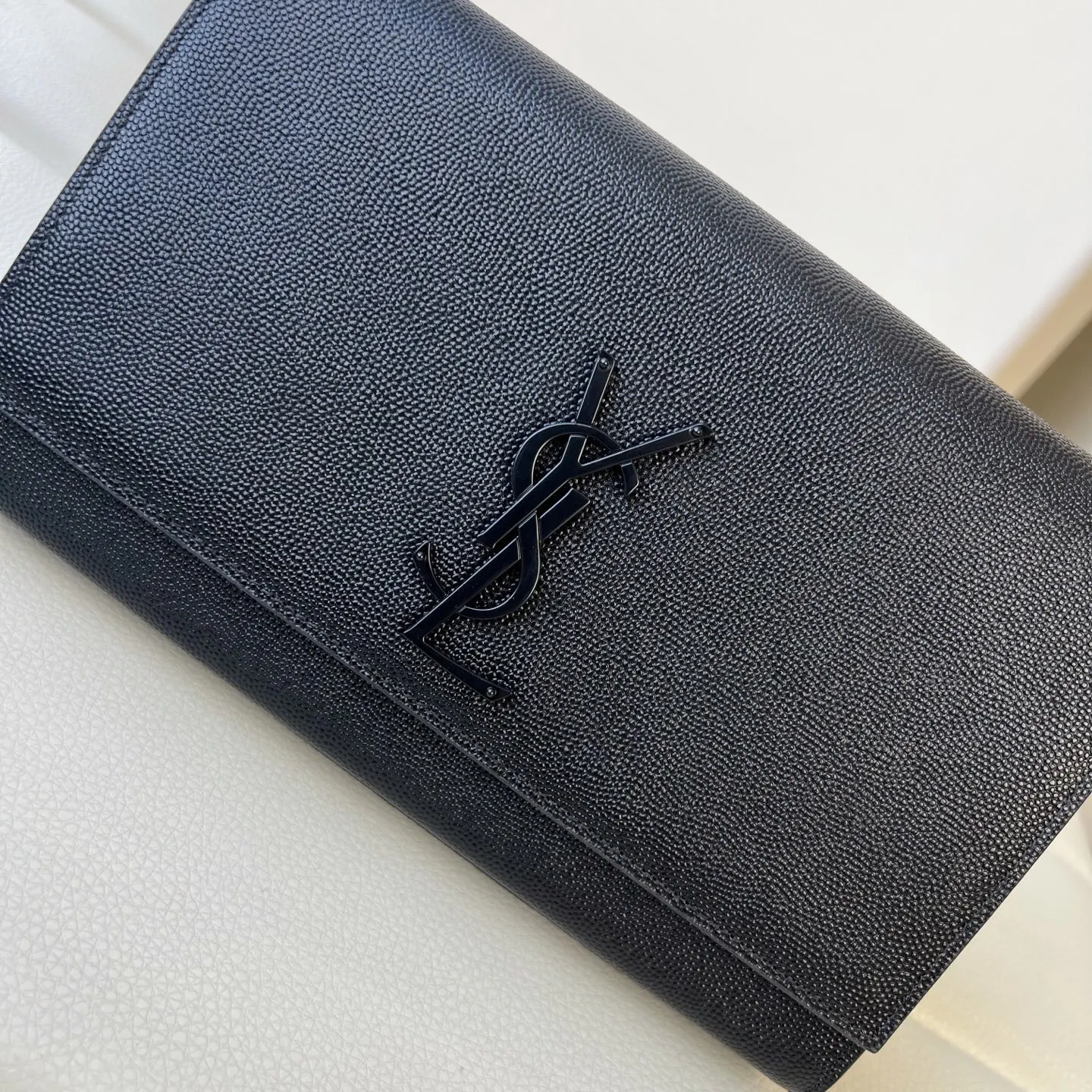 Silver Gold Chain Bag Leather