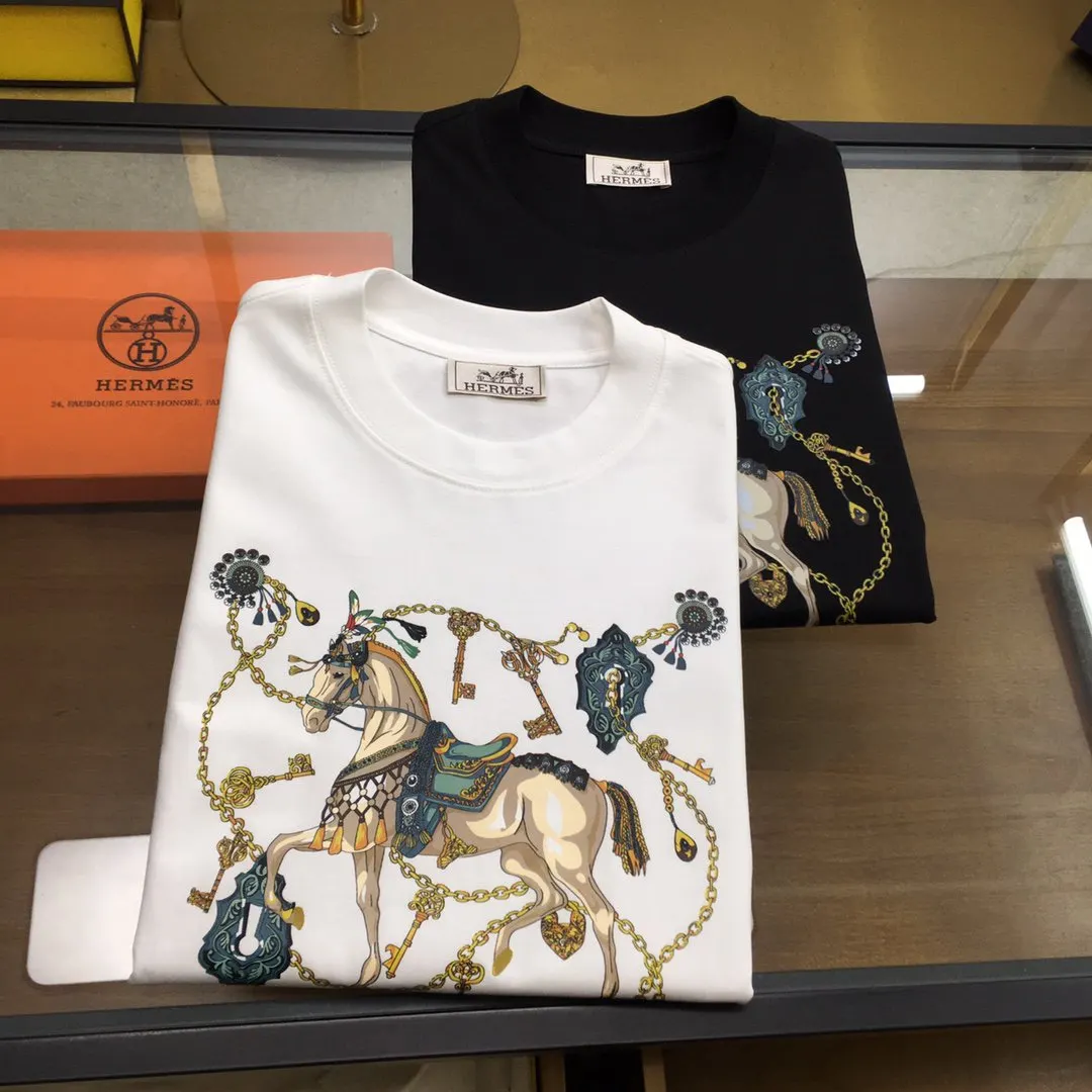 Hermes 白色 T恤 高級休閒款