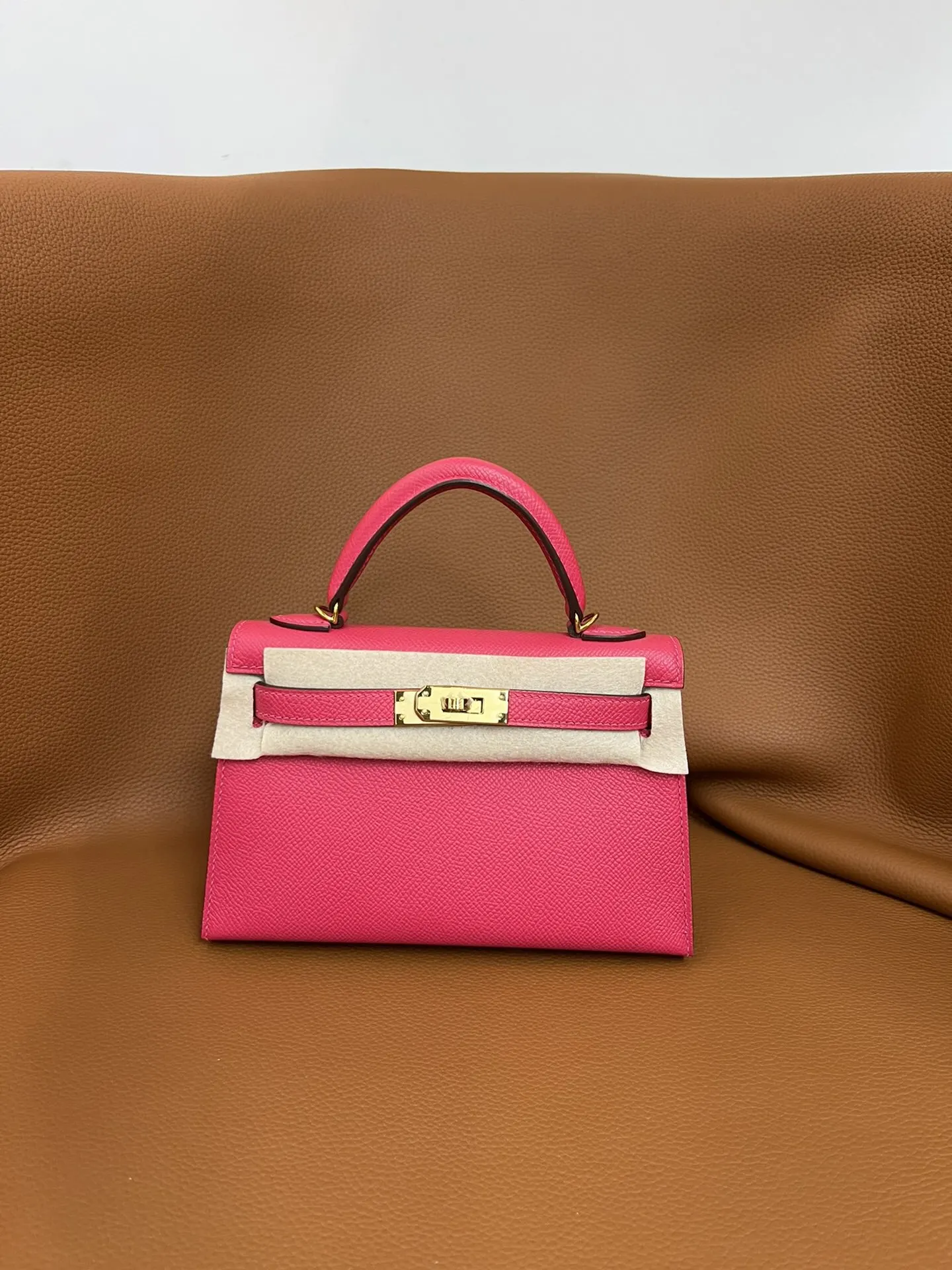 Hermes Kelly Epsom掌纹牛皮 手提包 19cm 經典款