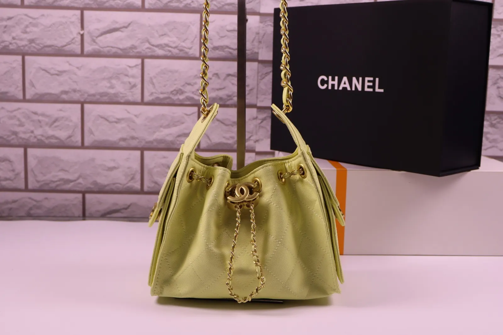 CHANEL 黄色 腋下包 实拍款01 精選款