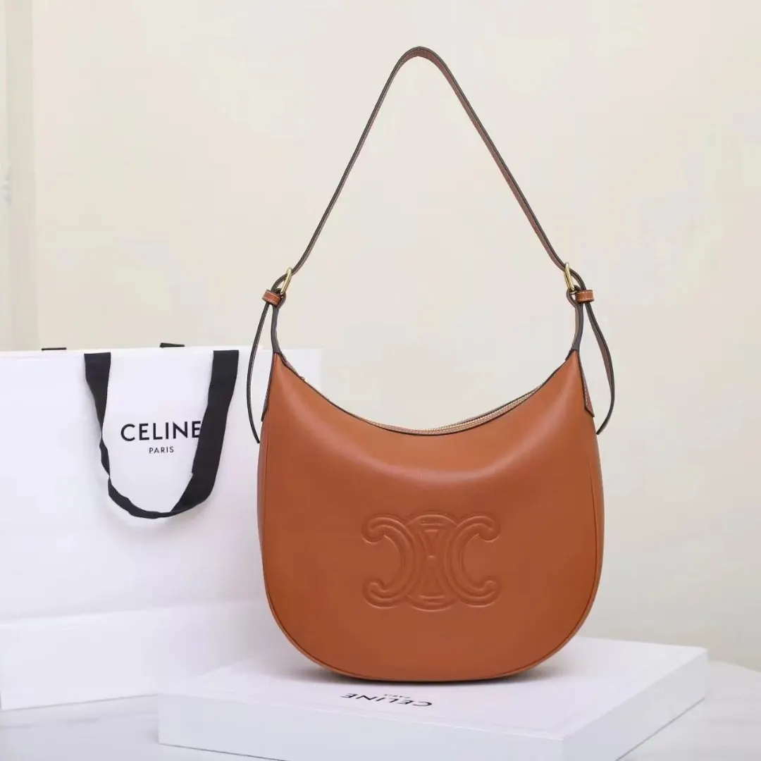 Hobo Shoulder Bag Vintage Leather