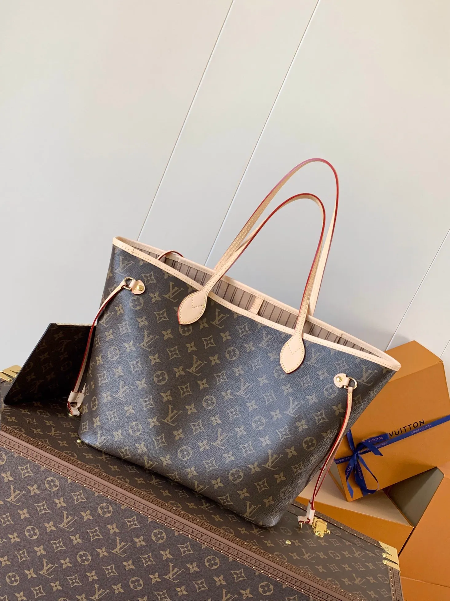 Neverfull 牛皮 托特包 大容量托特款