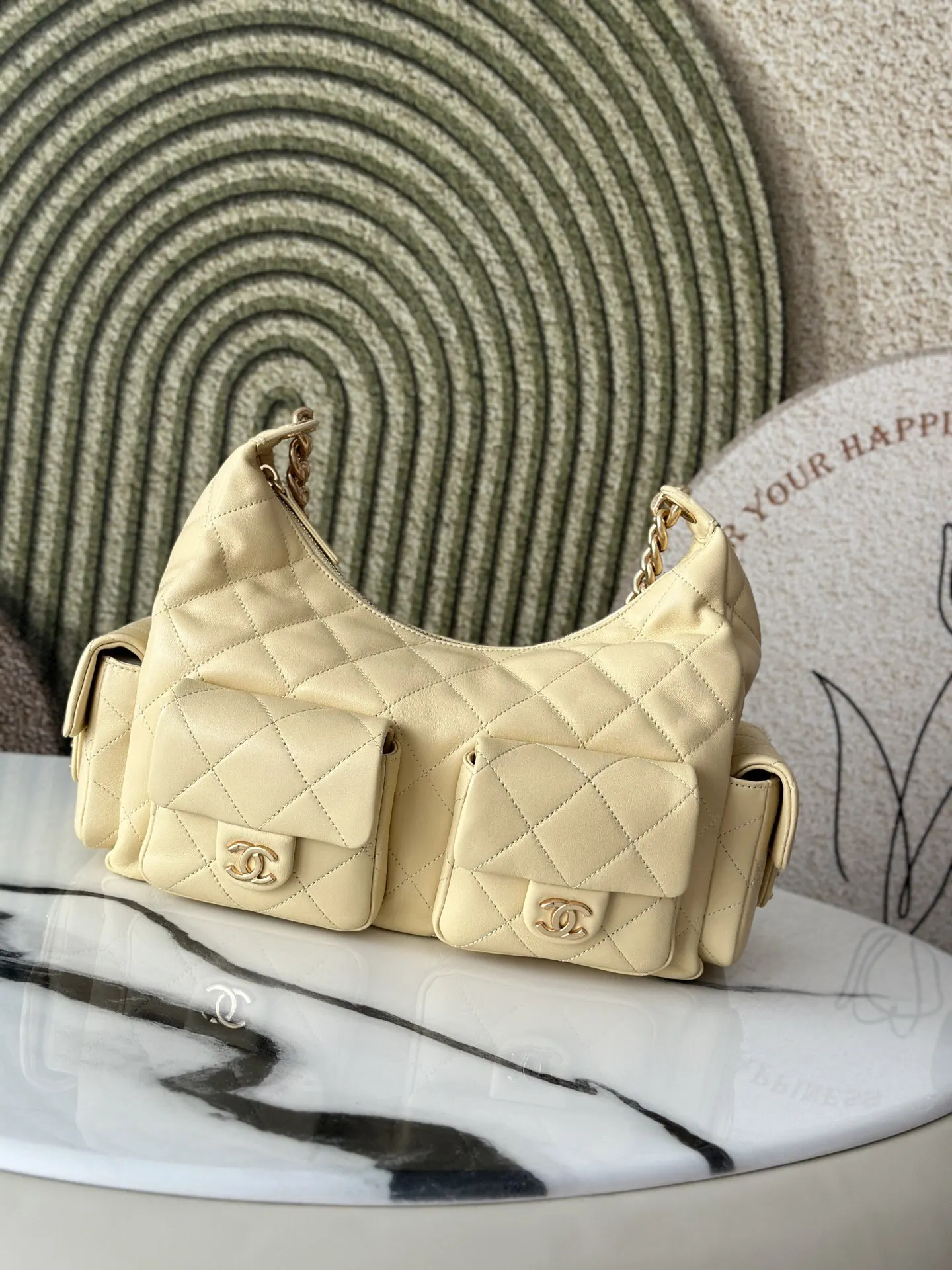 White Chain Bag