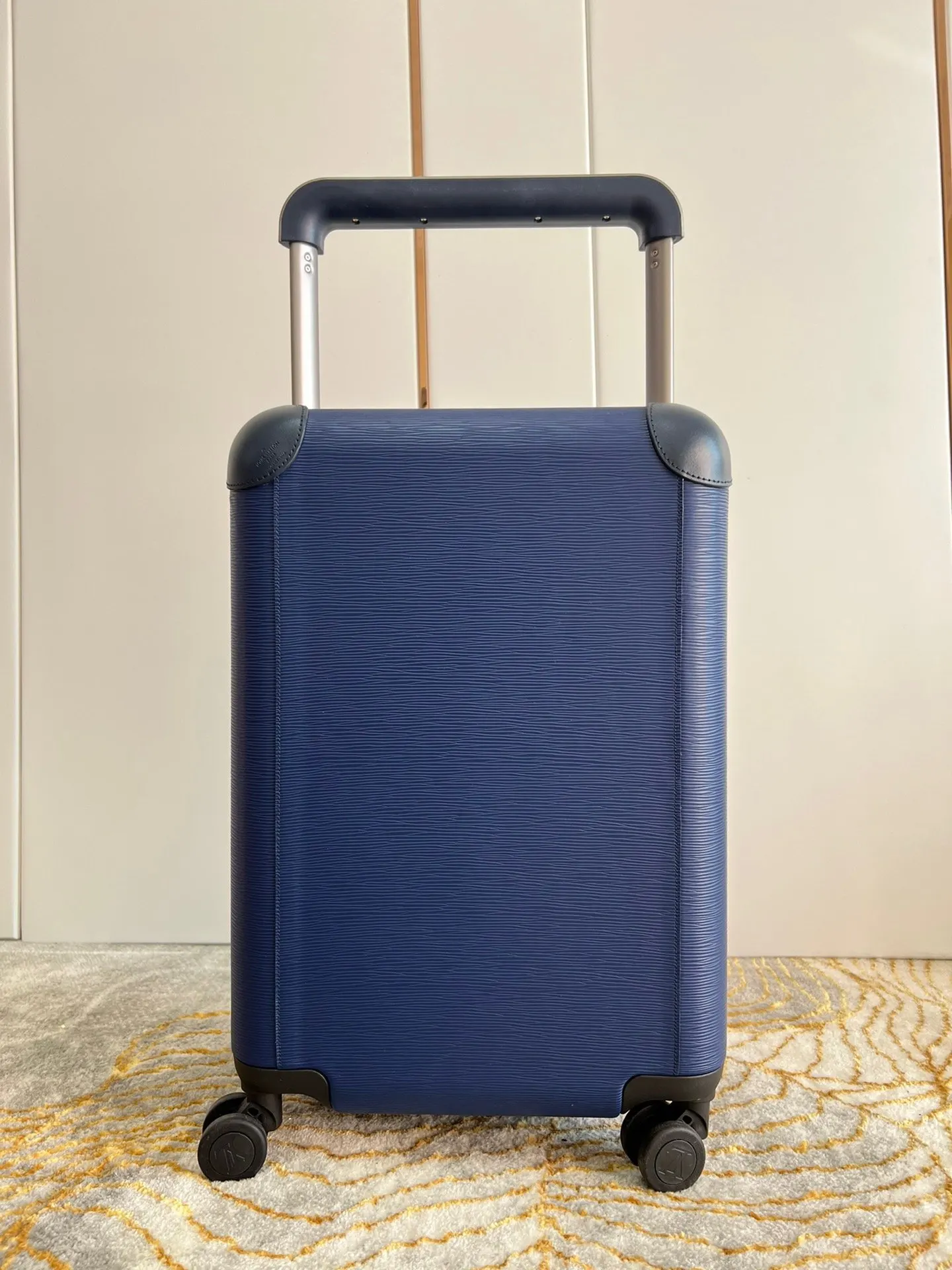 Louis Vuitton Blue Suitcase Travel Lightweight Canvas