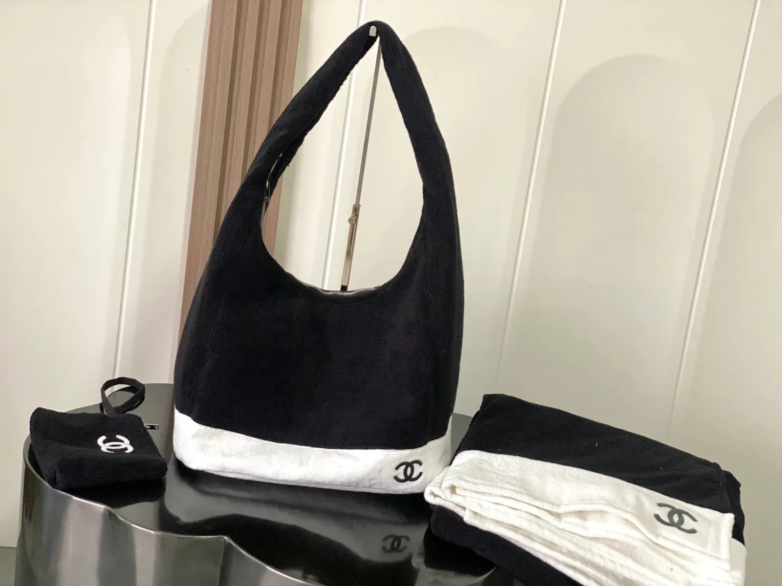 CHANEL 包 毛巾 海滩套装 大包 手提包 通勤手提款