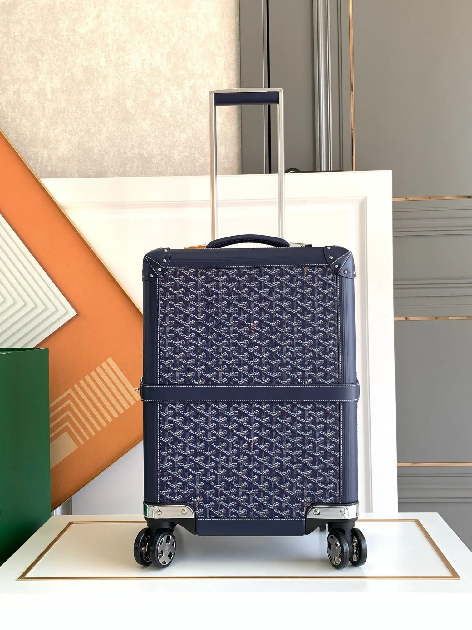 Goyard 黑色 白色 行李箱 旅行拉杆款 輕便出行款