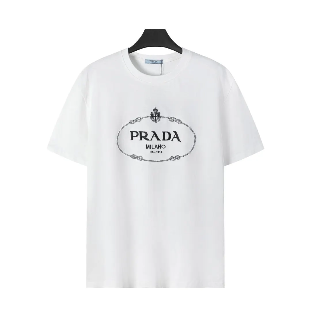 PRADA 2024SS Logo 字母 短袖T恤 休閒百搭款