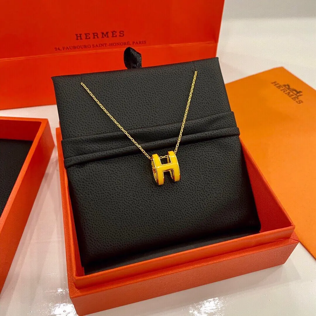 Hermes 黄色 首饰 精致配飾款