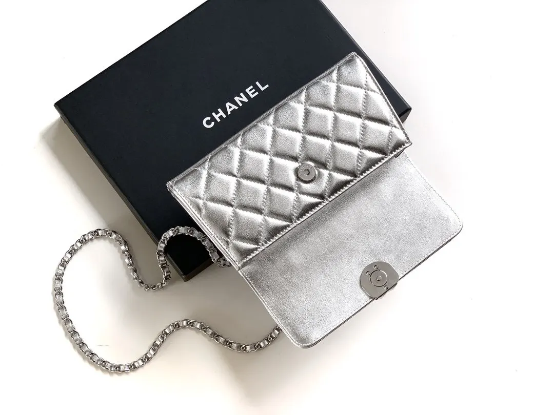 Silver Shoulder Bag