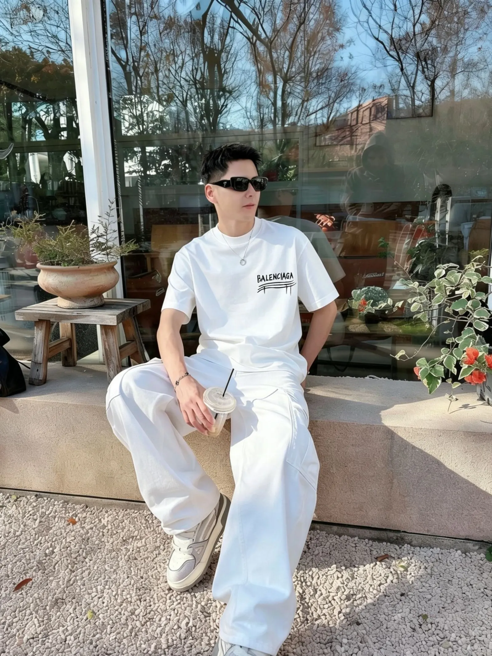 Balenciaga 2026春夏 Logo 字母 短袖T恤 街頭休閒款