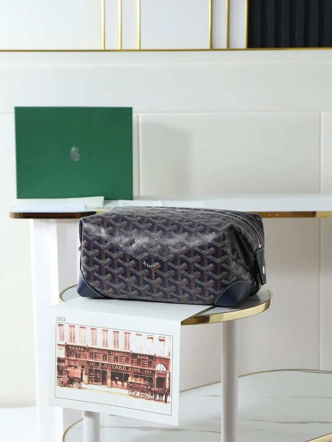 Goyard 戈雅 化妝 收納袋 内里有双隔层 手拿包 精致手拿款