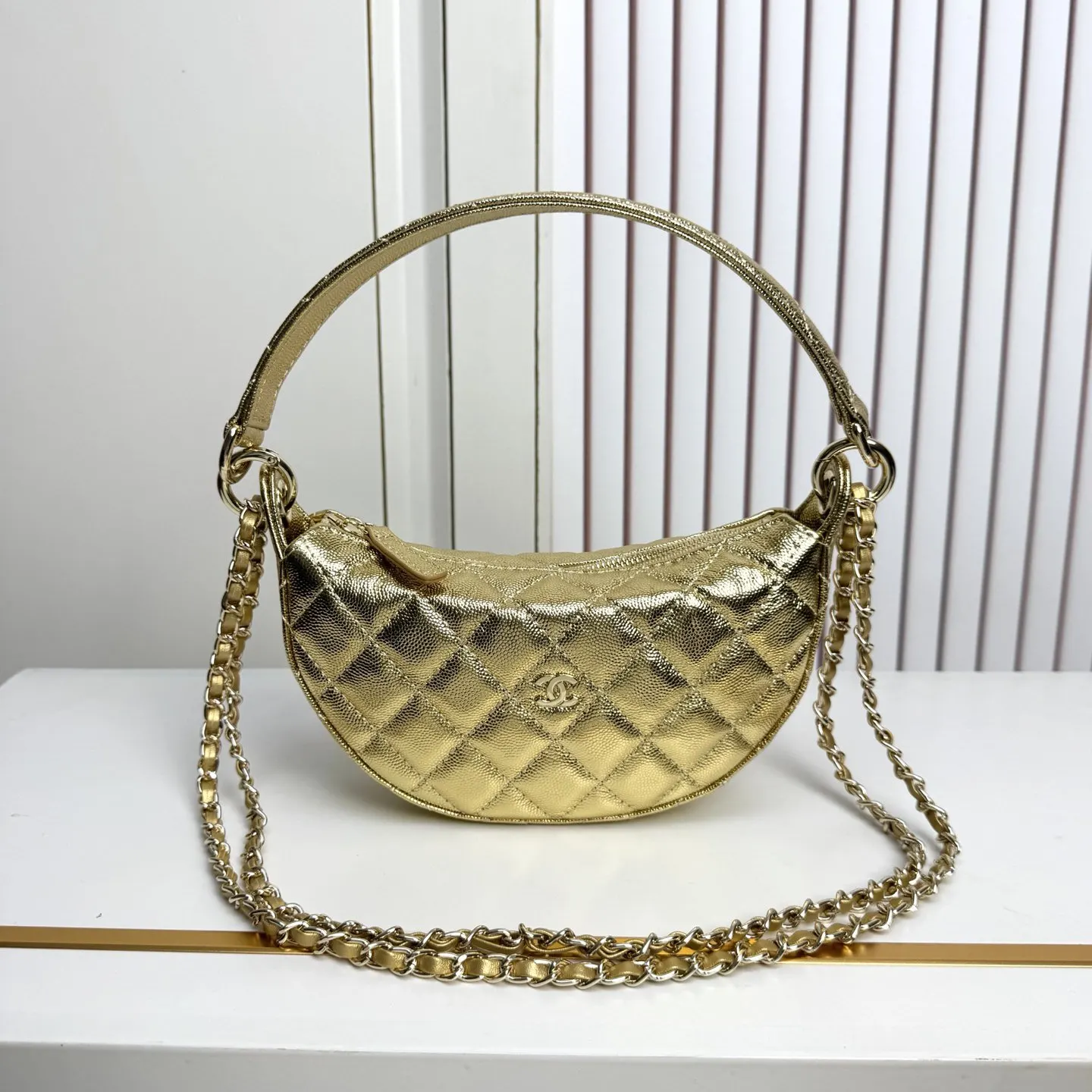 Gold Crossbody Bag Lightweight Versatile