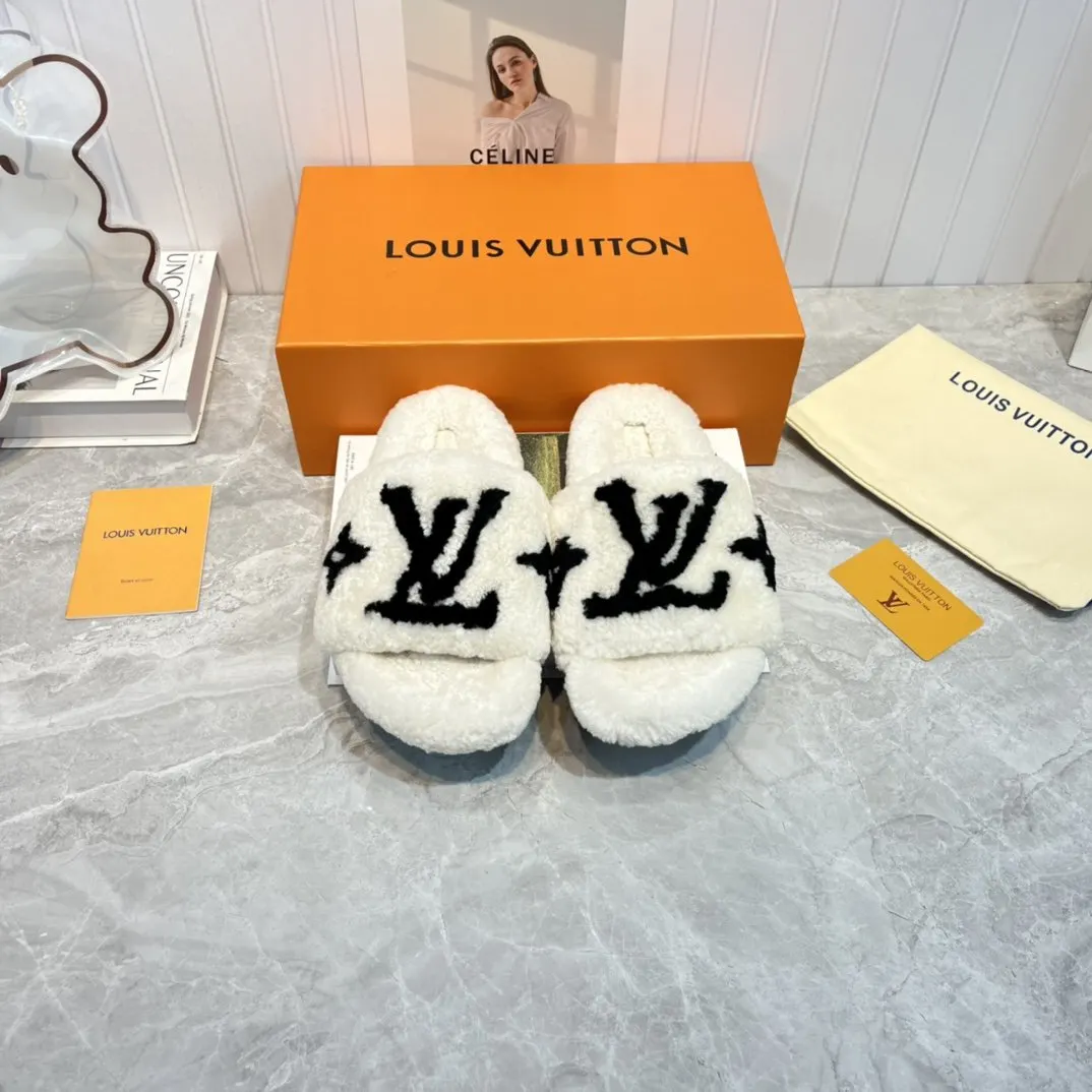 LV 厚底拖鞋 休閒百搭款