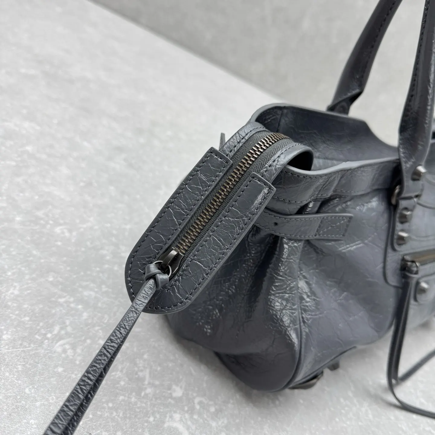 Balenciaga Gray Crossbody Bag Lightweight