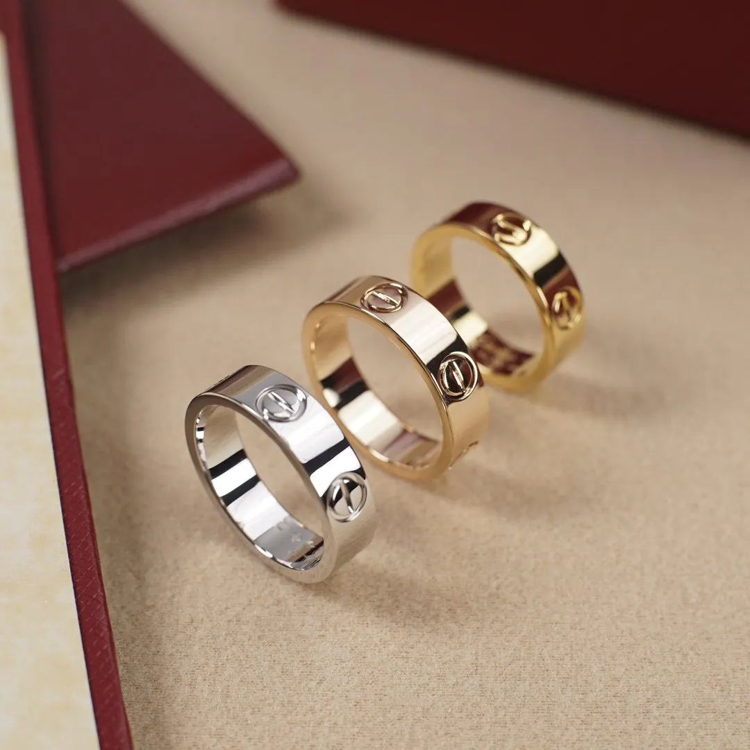 Cartier 玫瑰金 金色 銀色 香槟金 戒指 优雅指环款